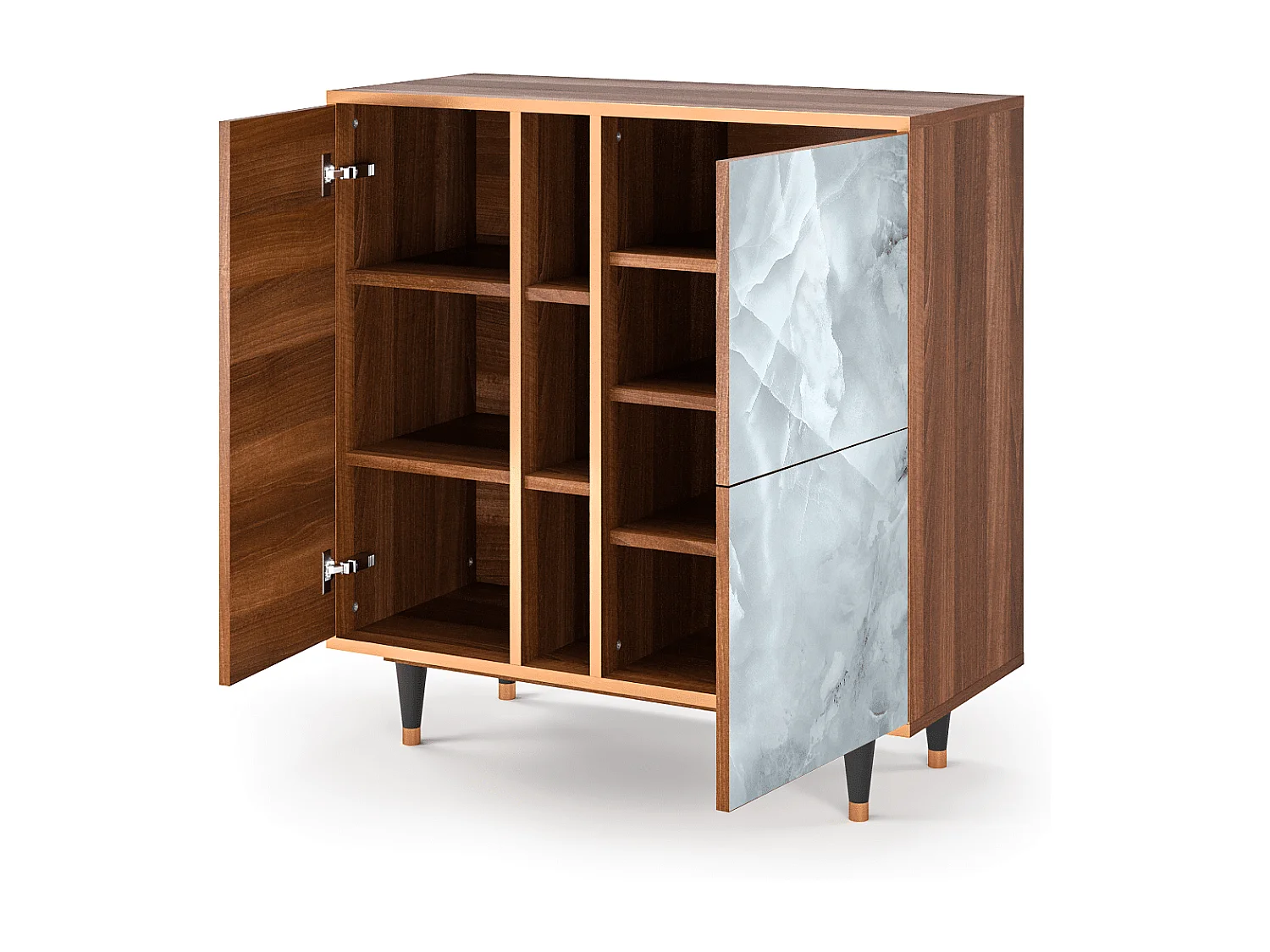 Buffet - 94х96х41 cm - BS5 - The Onyx, Noyer