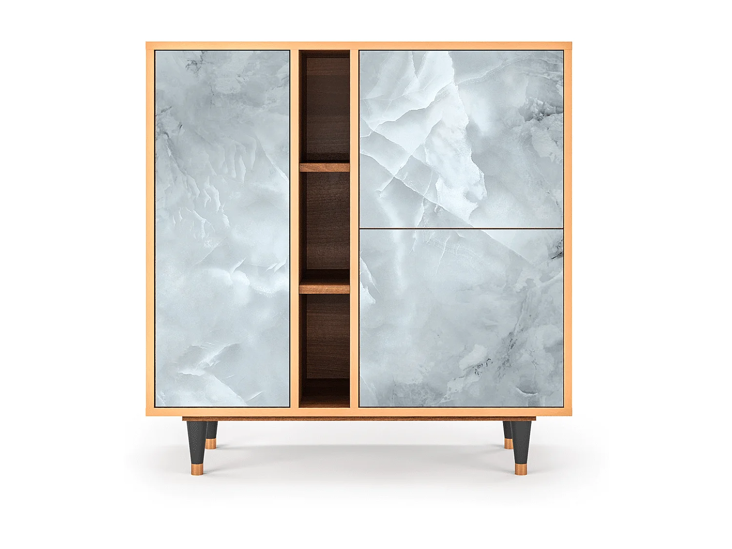 Kredens - 94х96х41 cm - BS5 - The Onyx, Orzech