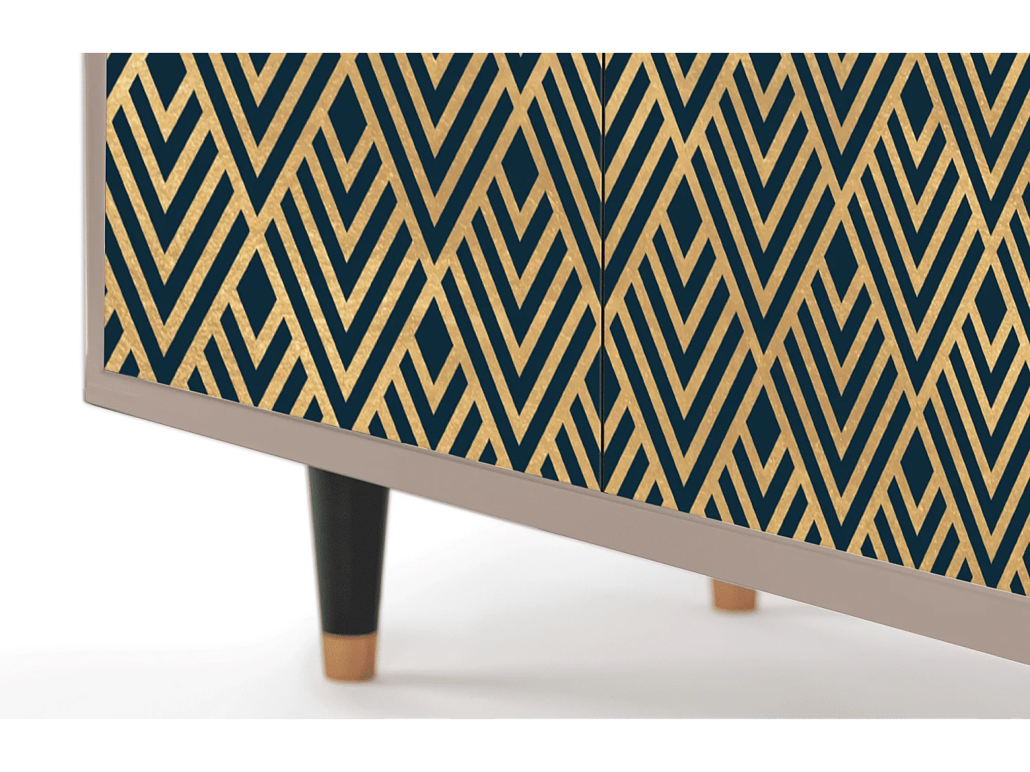 Kredens - 94x96x48 cm - BS3 - Egypt Triangles, Latte