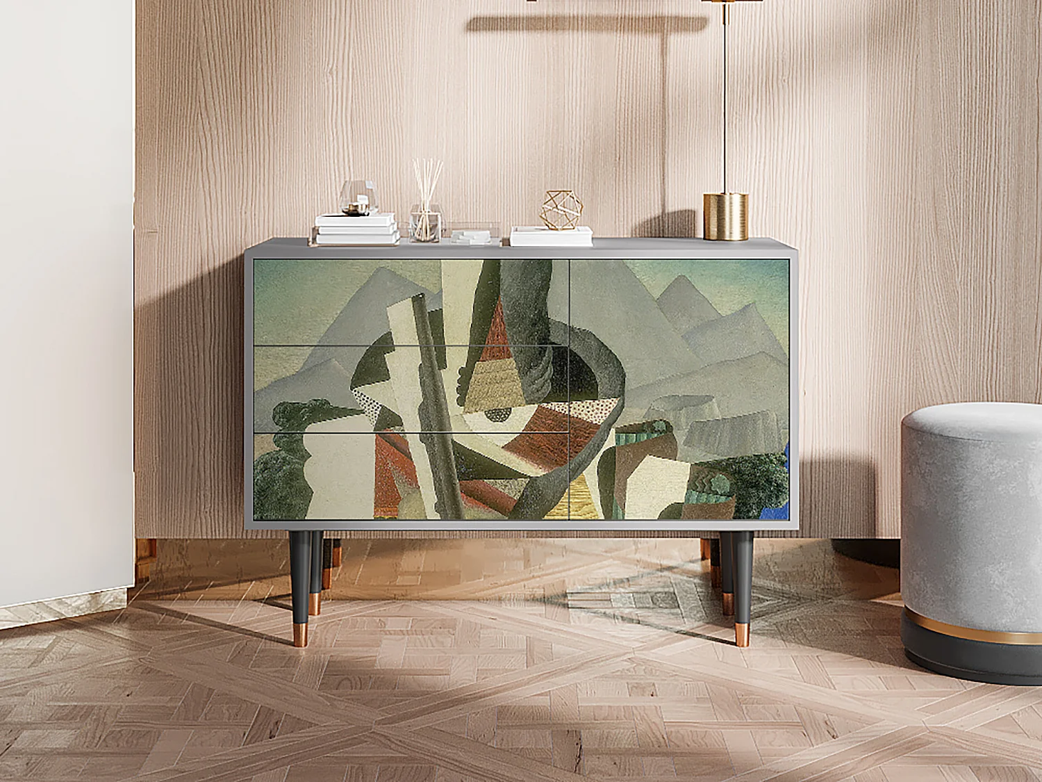 Buffet - 115х84х41 cm - S3 - The Cubist Paintings , Gris