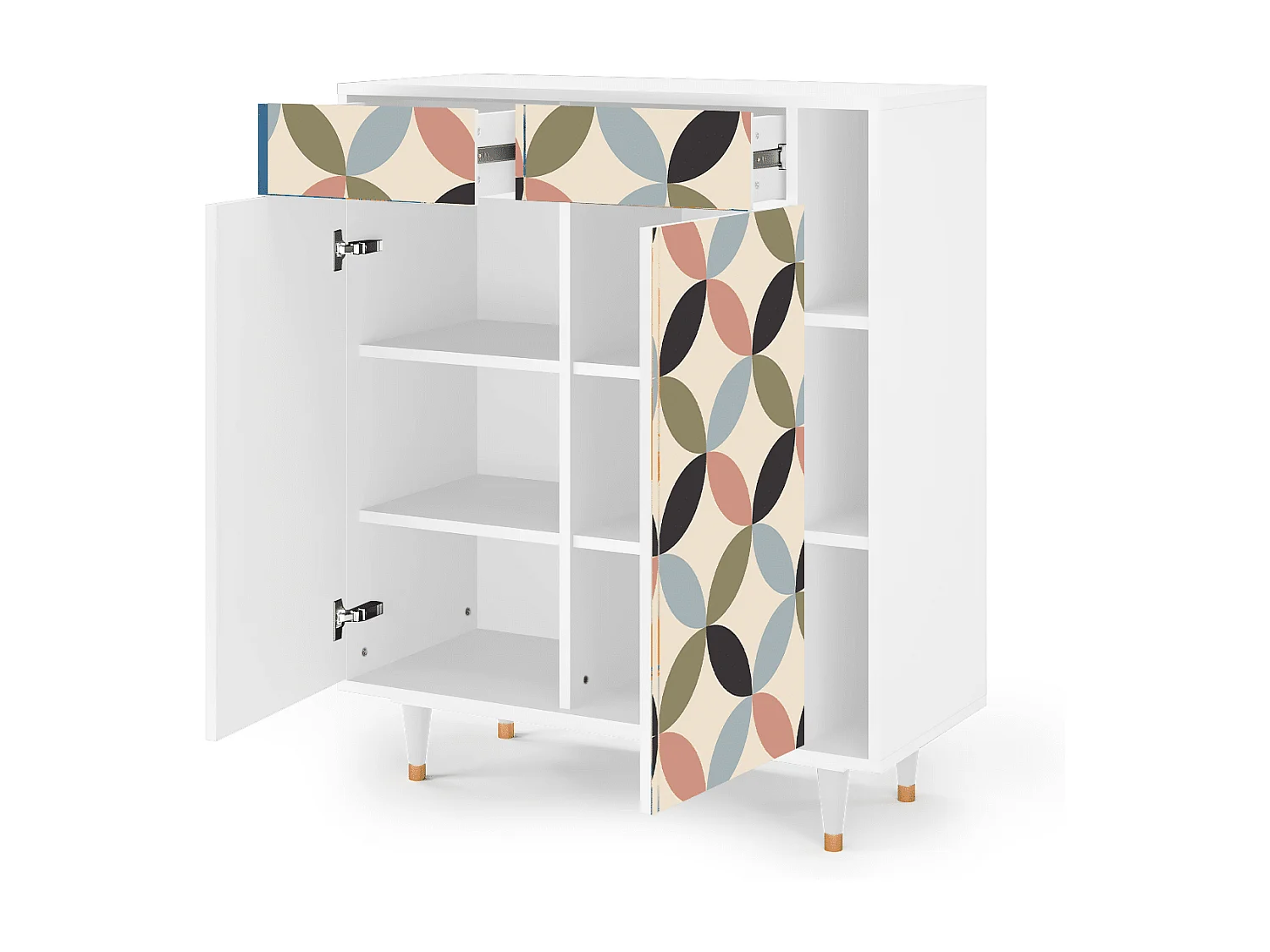 Buffet - 96х110х41 cm - BS6 - Butterfly Effect, Blanc