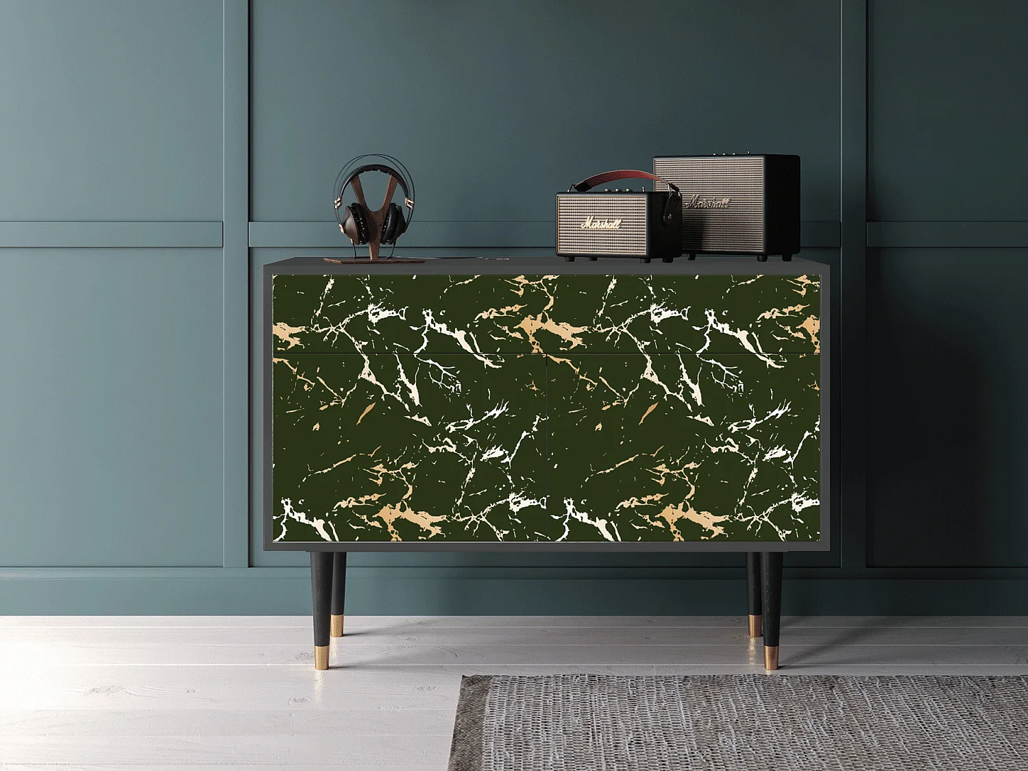 Aparador - 115x85x48 cm - BS4 - Amazon Forest, Antracite