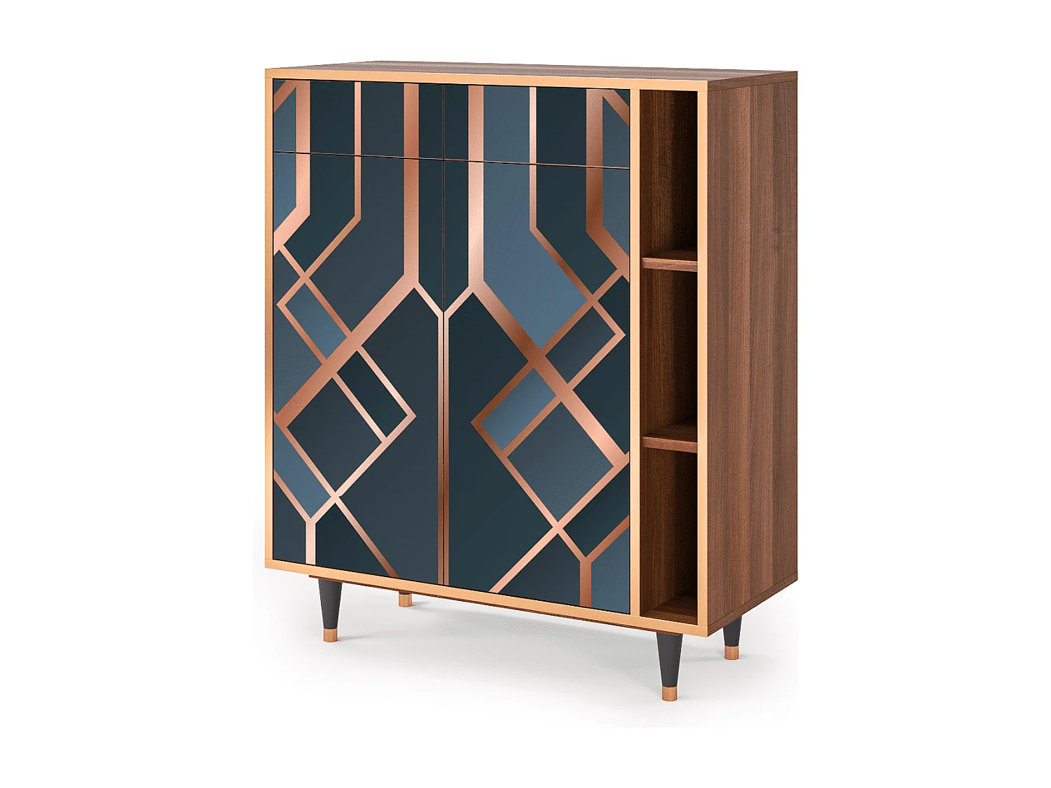 Credenza - 96х110х41 cm - BS6 - Ashy 1920', Noce