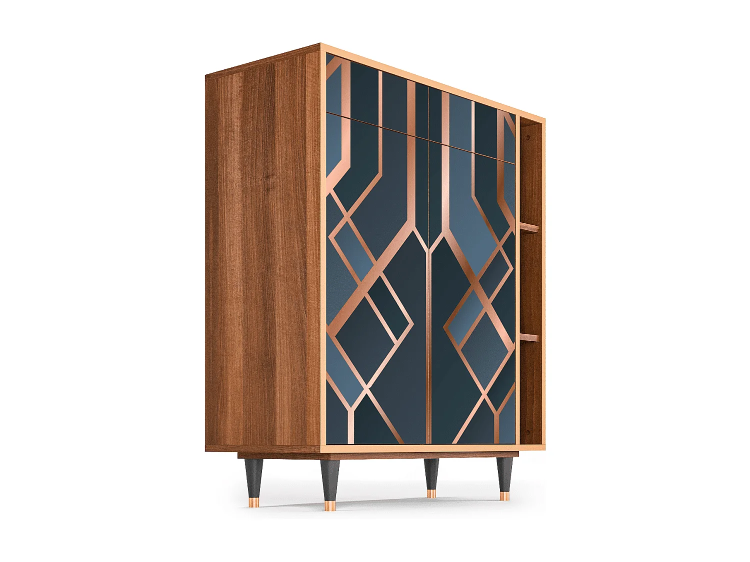 Credenza - 96х110х41 cm - BS6 - Ashy 1920', Noce