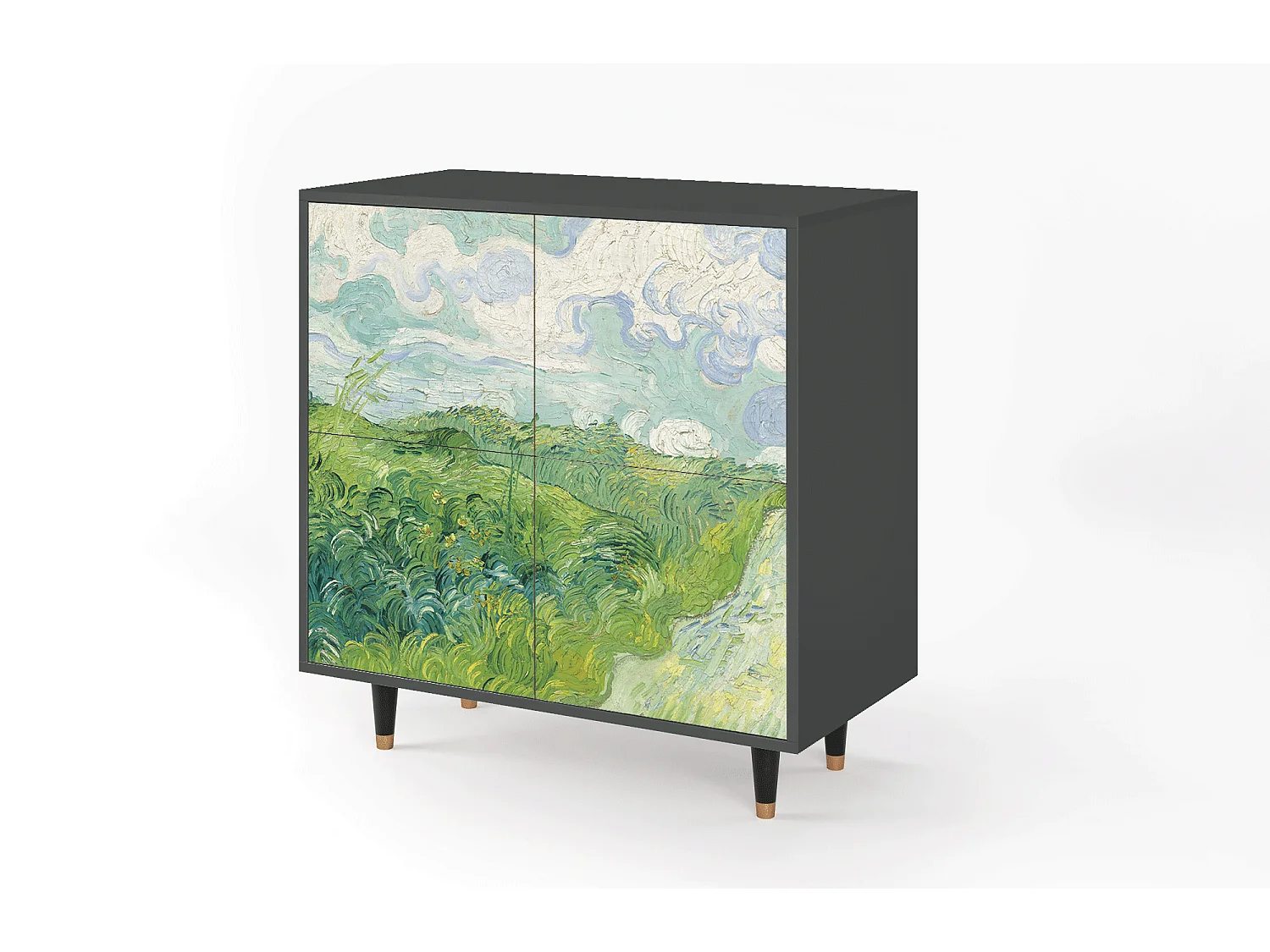 Dressoir - 94x96x48 cm - BS3 - Green Wheat Fields, Antraciet