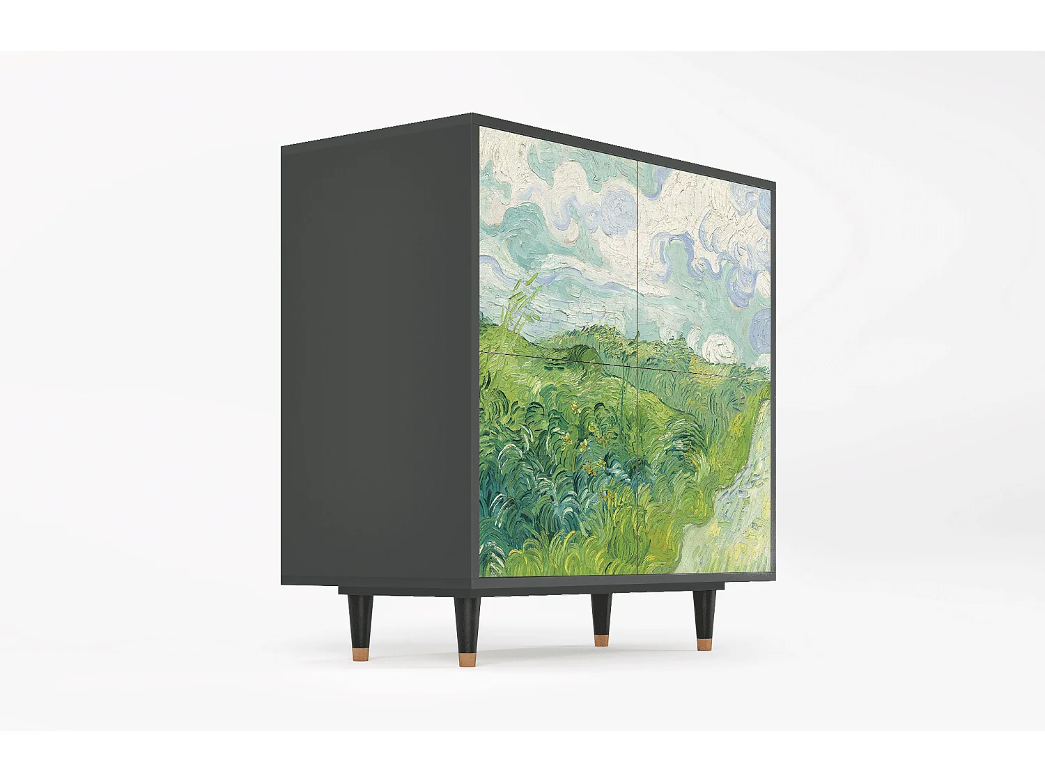 Dressoir - 94x96x48 cm - BS3 - Green Wheat Fields, Antraciet