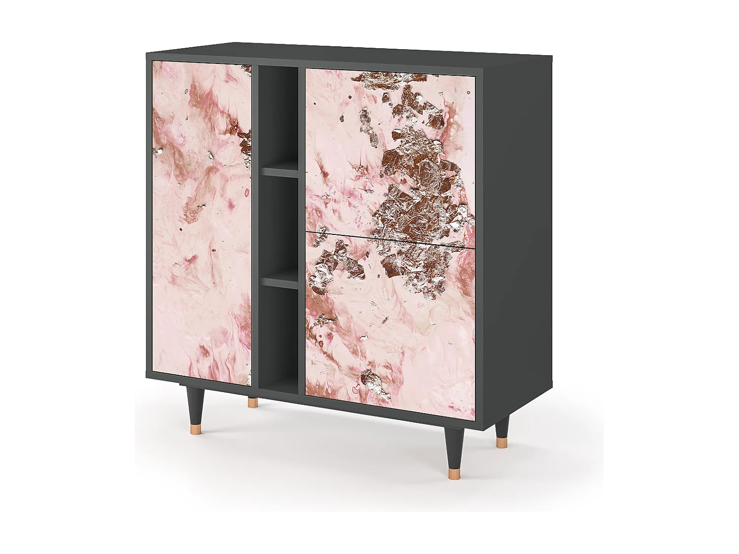 Buffet - 94х96х41 cm - BS5 - Cotton Candy, Anthracite