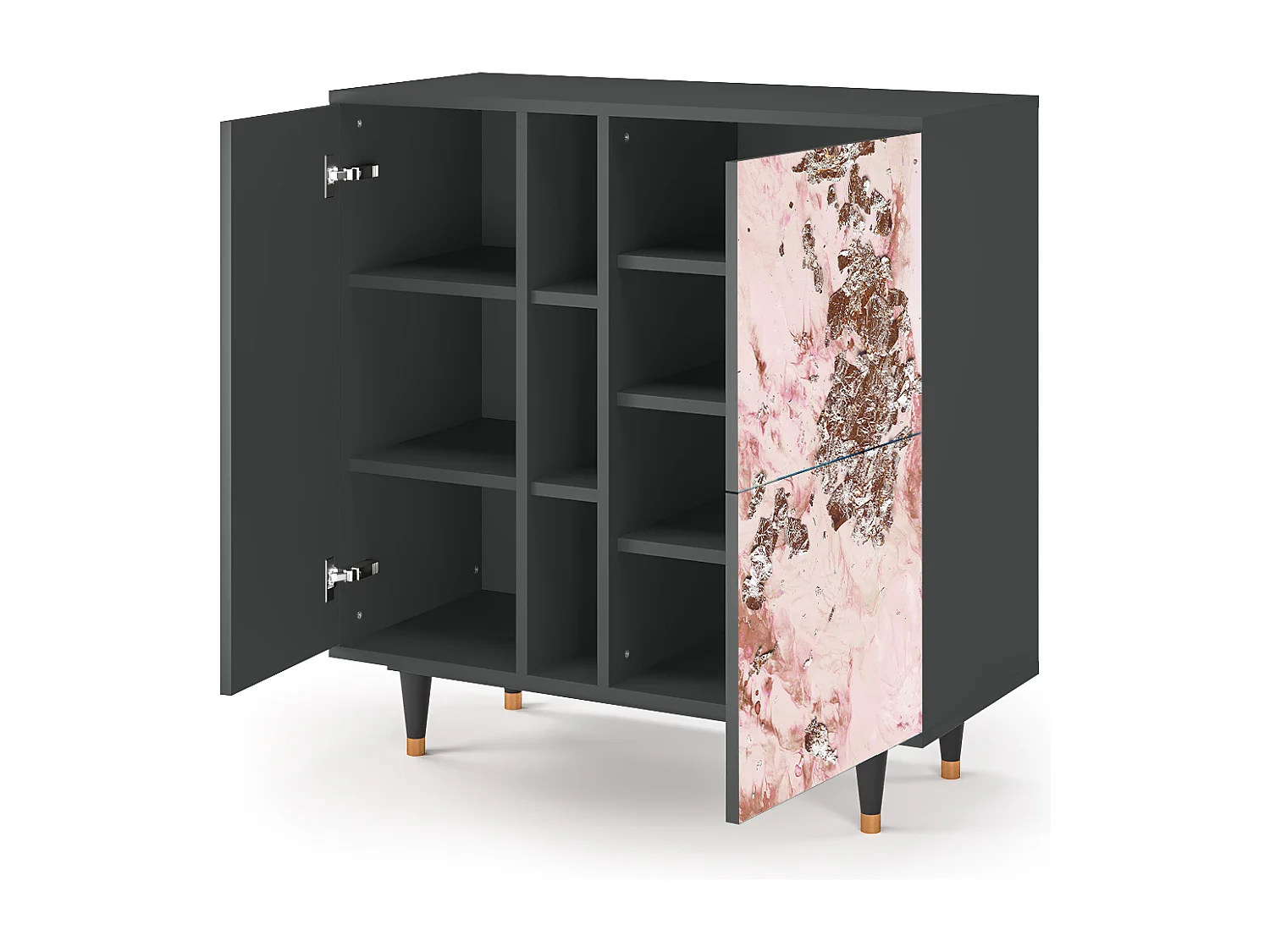 Buffet - 94х96х41 cm - BS5 - Cotton Candy, Anthracite