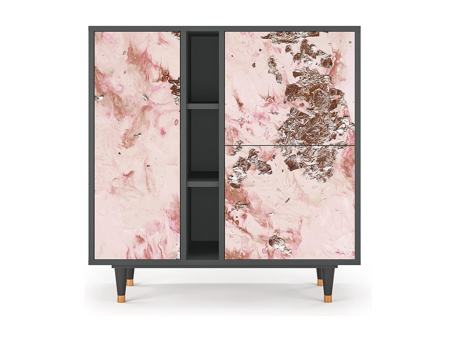 Credenza - 94х96х41 cm - BS5 - Cotton Candy, Antracite