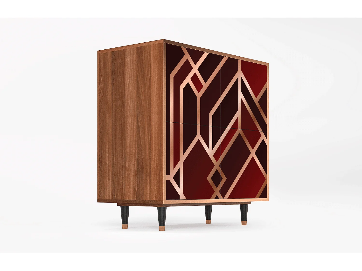 Buffet - 94x96x48 cm - BS3 - Velvet 1920's, Noyer