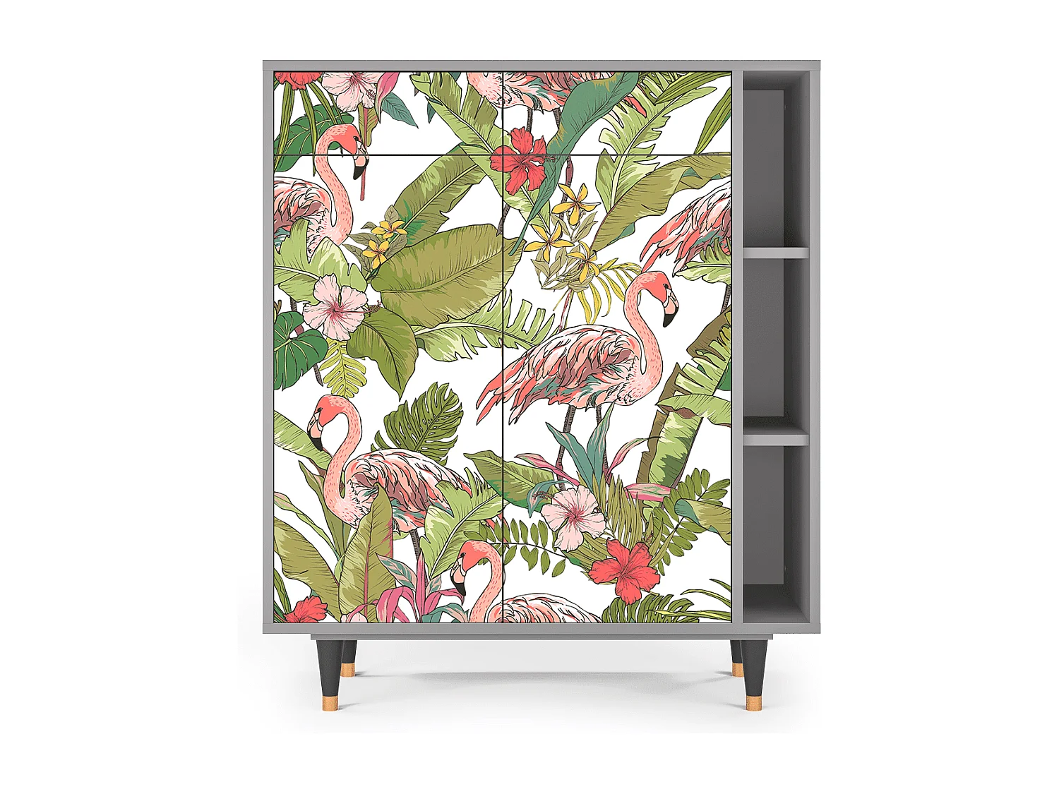 Buffet - 96х110х41 cm - BS6 - Sweet Flamingo, Gris