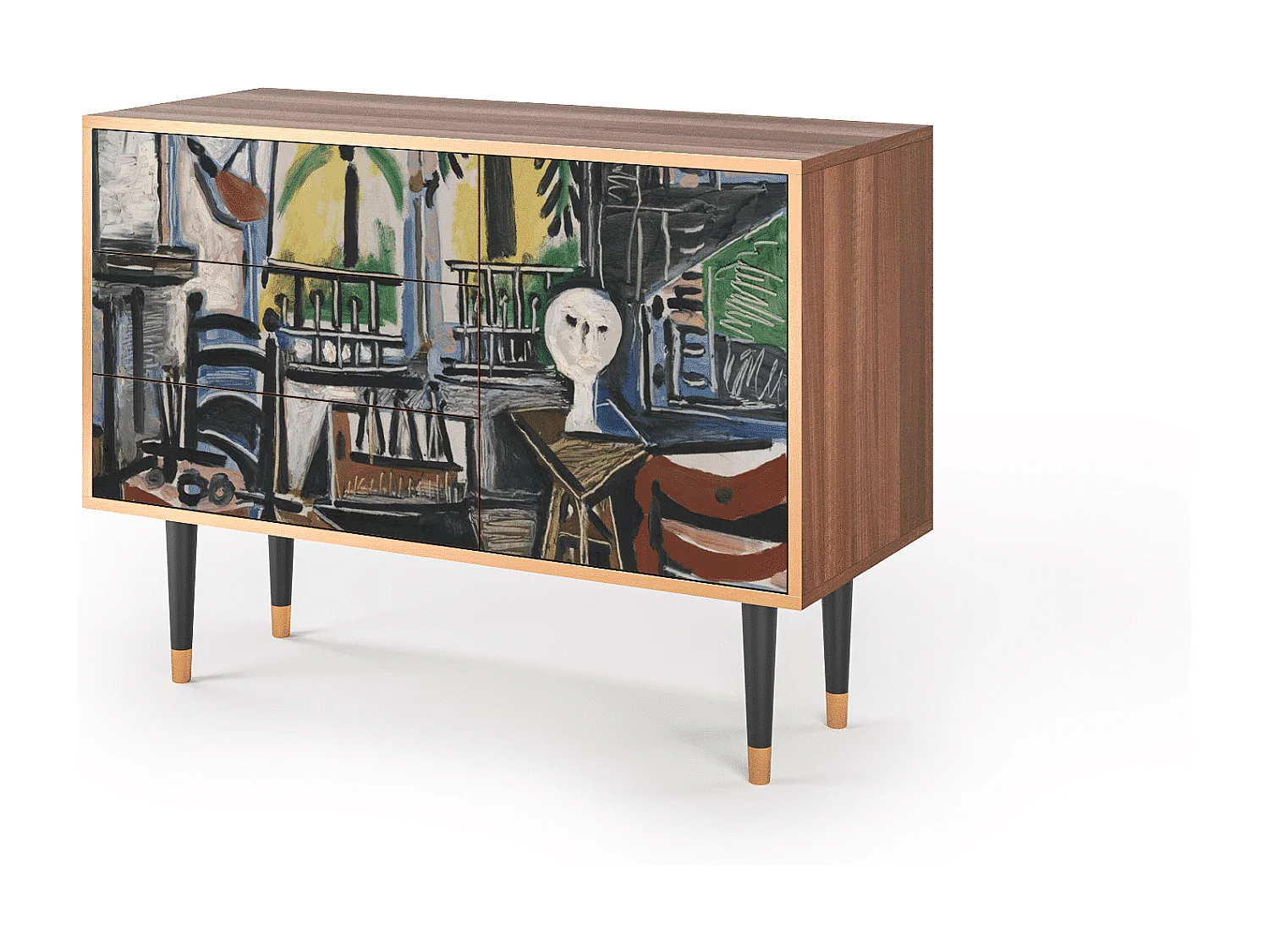 Aparador - 115х84х41 cm - S3 - The Studio , Nogueira