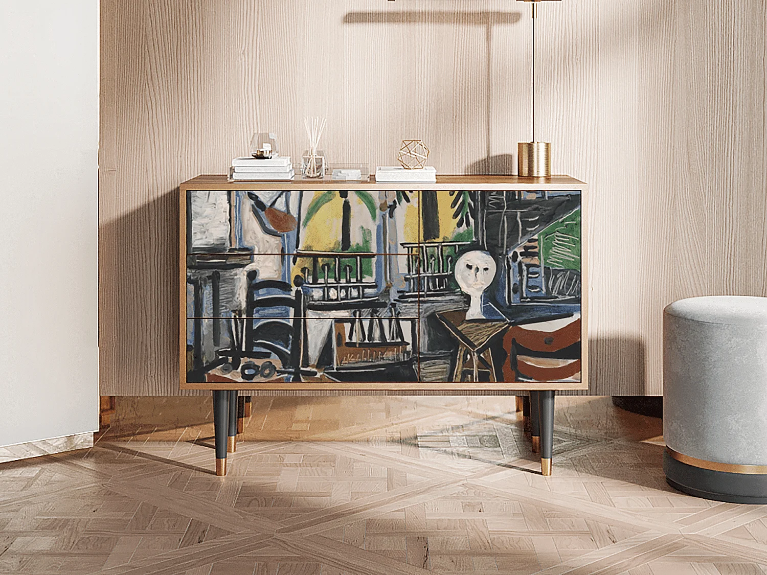 Kredens - 115х84х41 cm - S3 - The Studio , Orzech