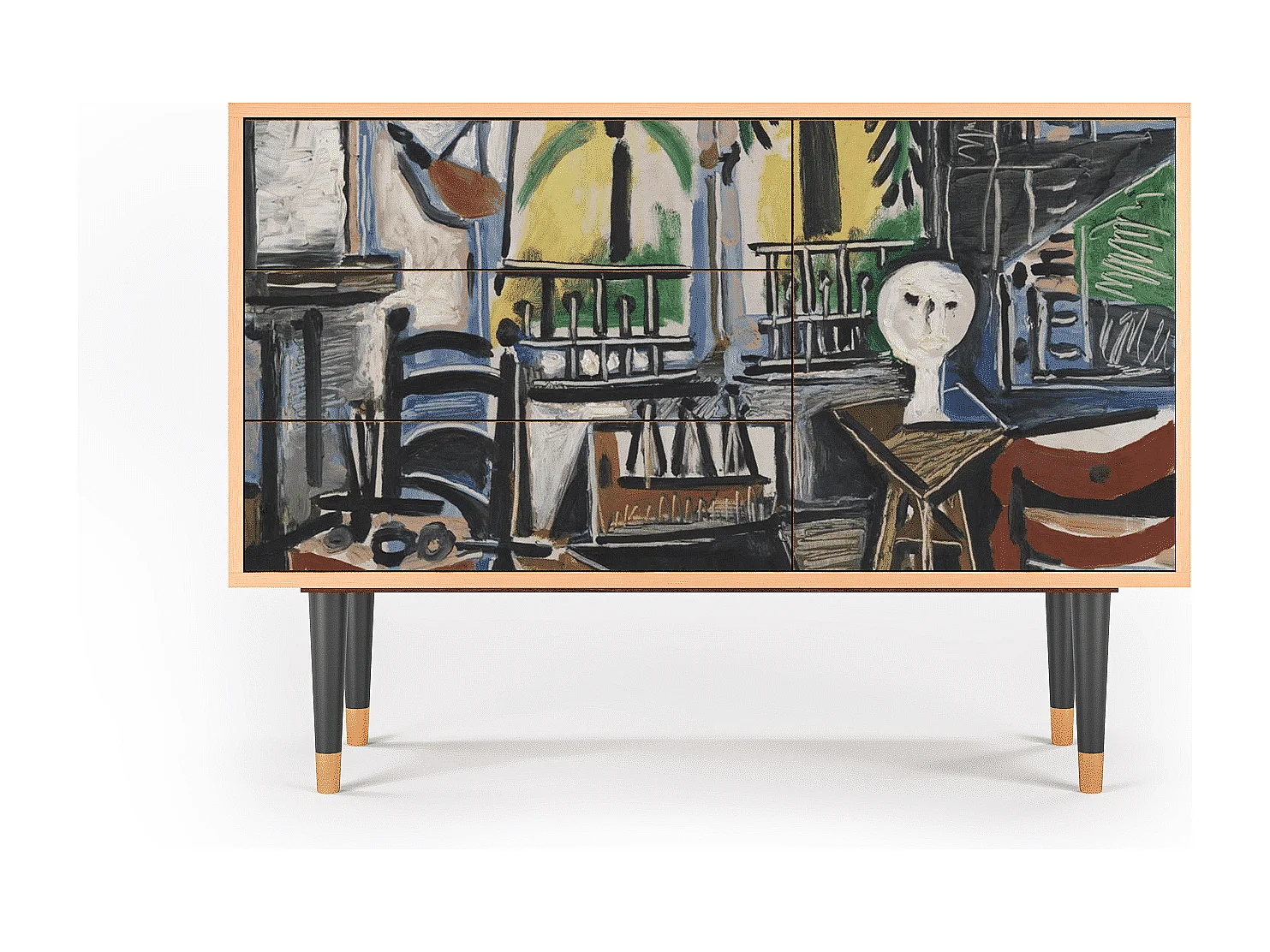 Kredens - 115х84х41 cm - S3 - The Studio , Orzech