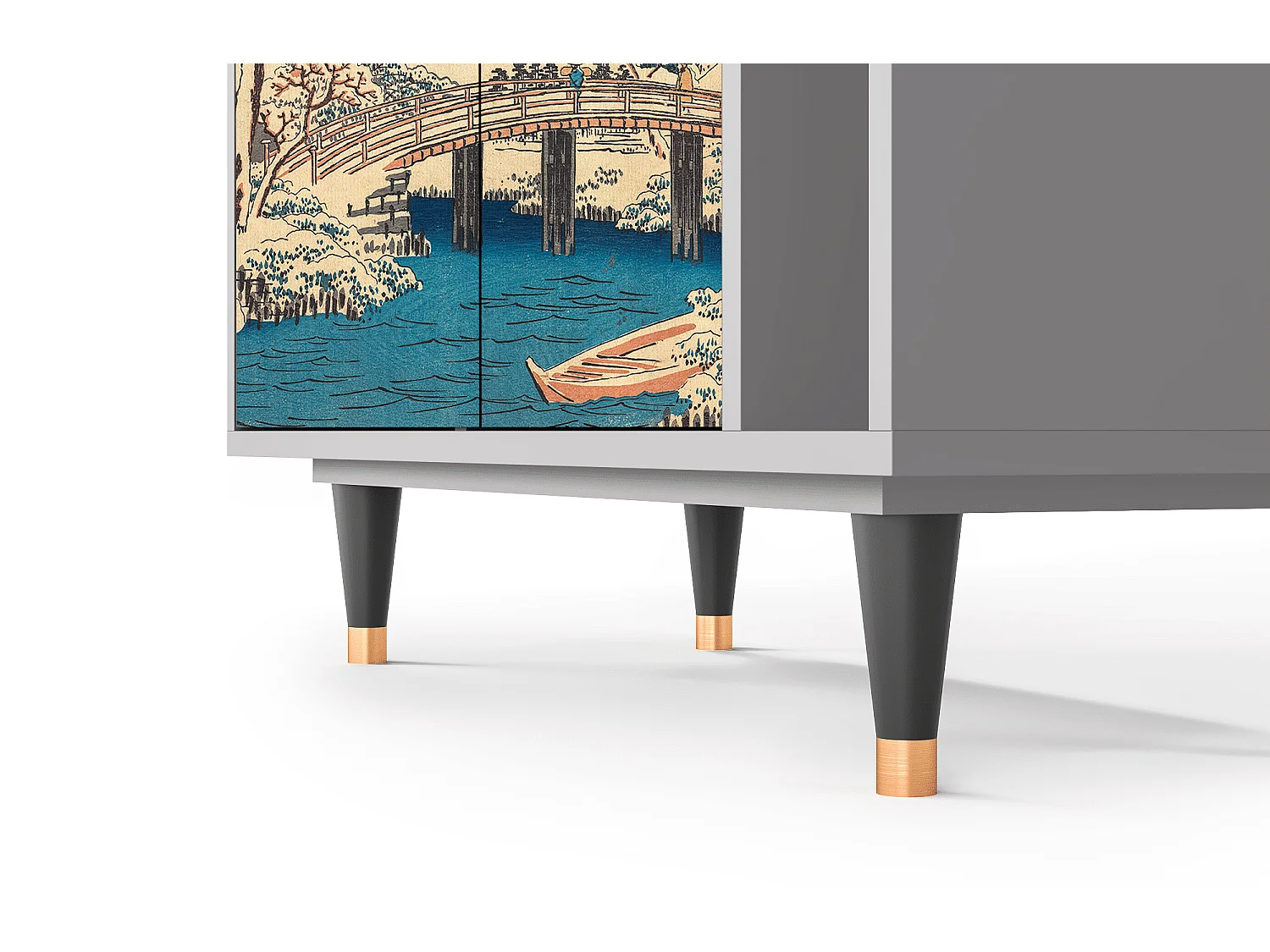 Sideboard - 96х110х41 cm - BS6 - Katabira River, Grau