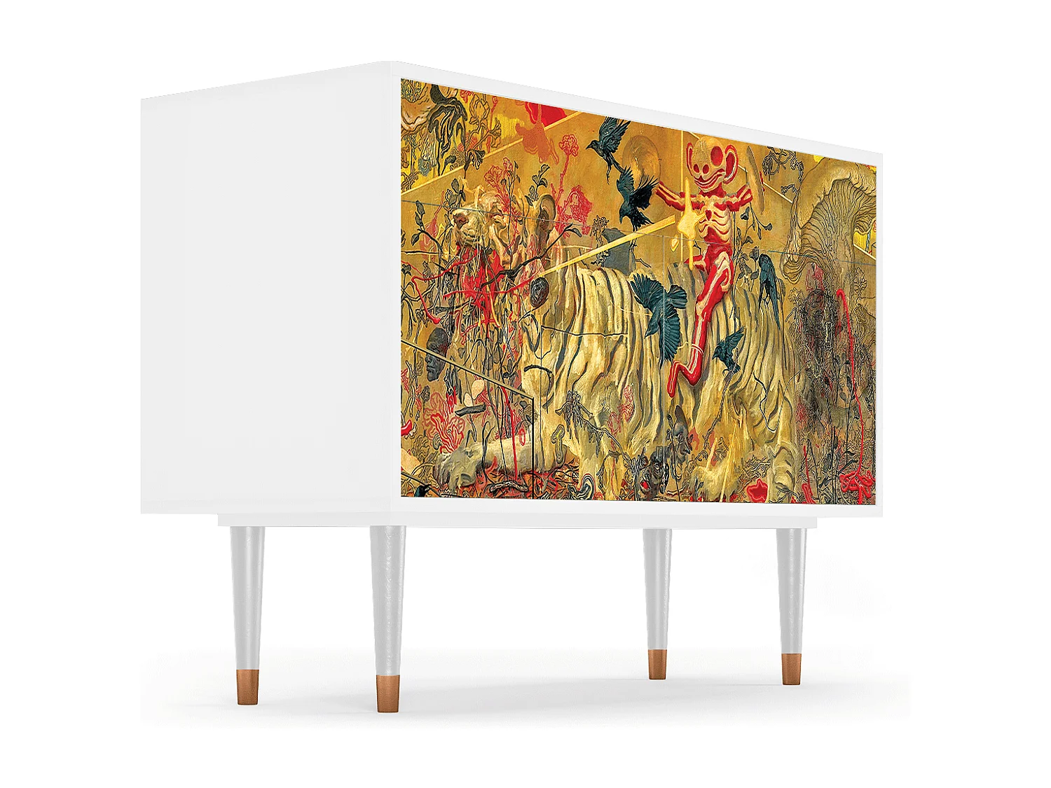 Buffet - 115x85x48 cm - BS4 - Blood by James Jean, Blanc