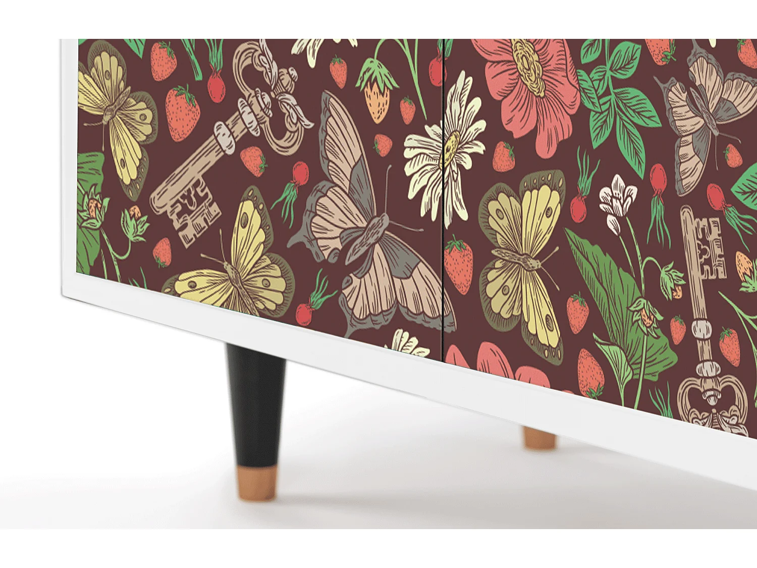 Aparador - 94x96x48 cm - BS3 - Alice in Wonderland, Branco