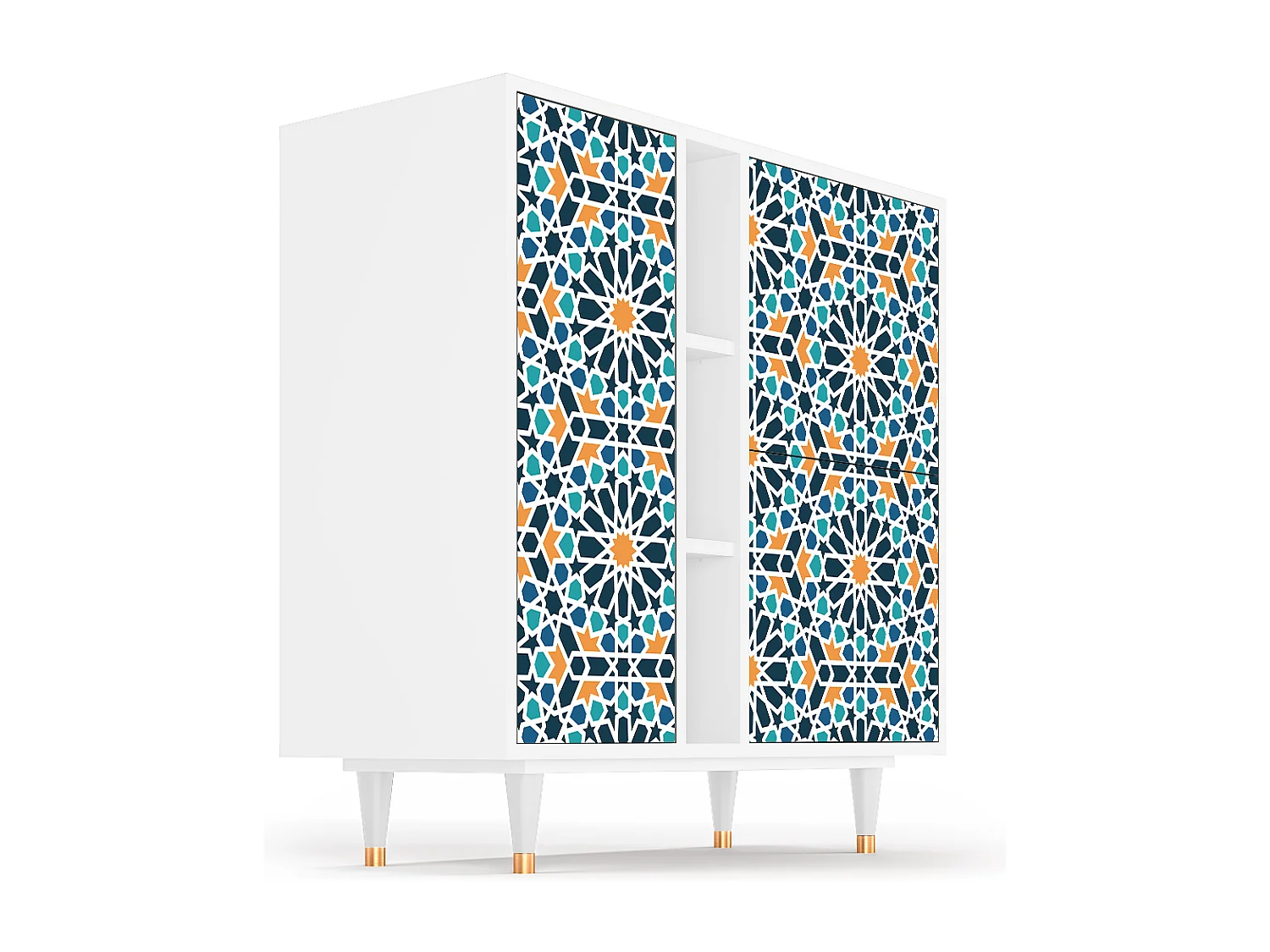 Sideboard - 94х96х41 cm - BS5 - Kaleidoscope, Weiß
