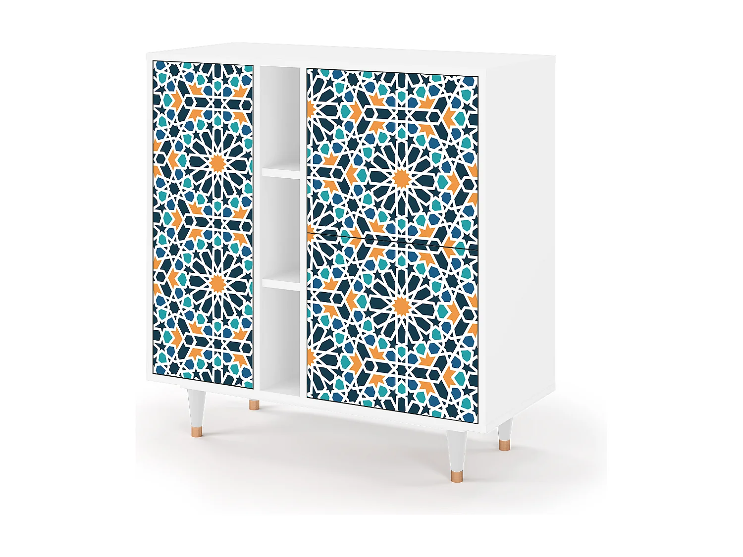 Buffet - 94х96х41 cm - BS5 - Kaleidoscope, Blanc