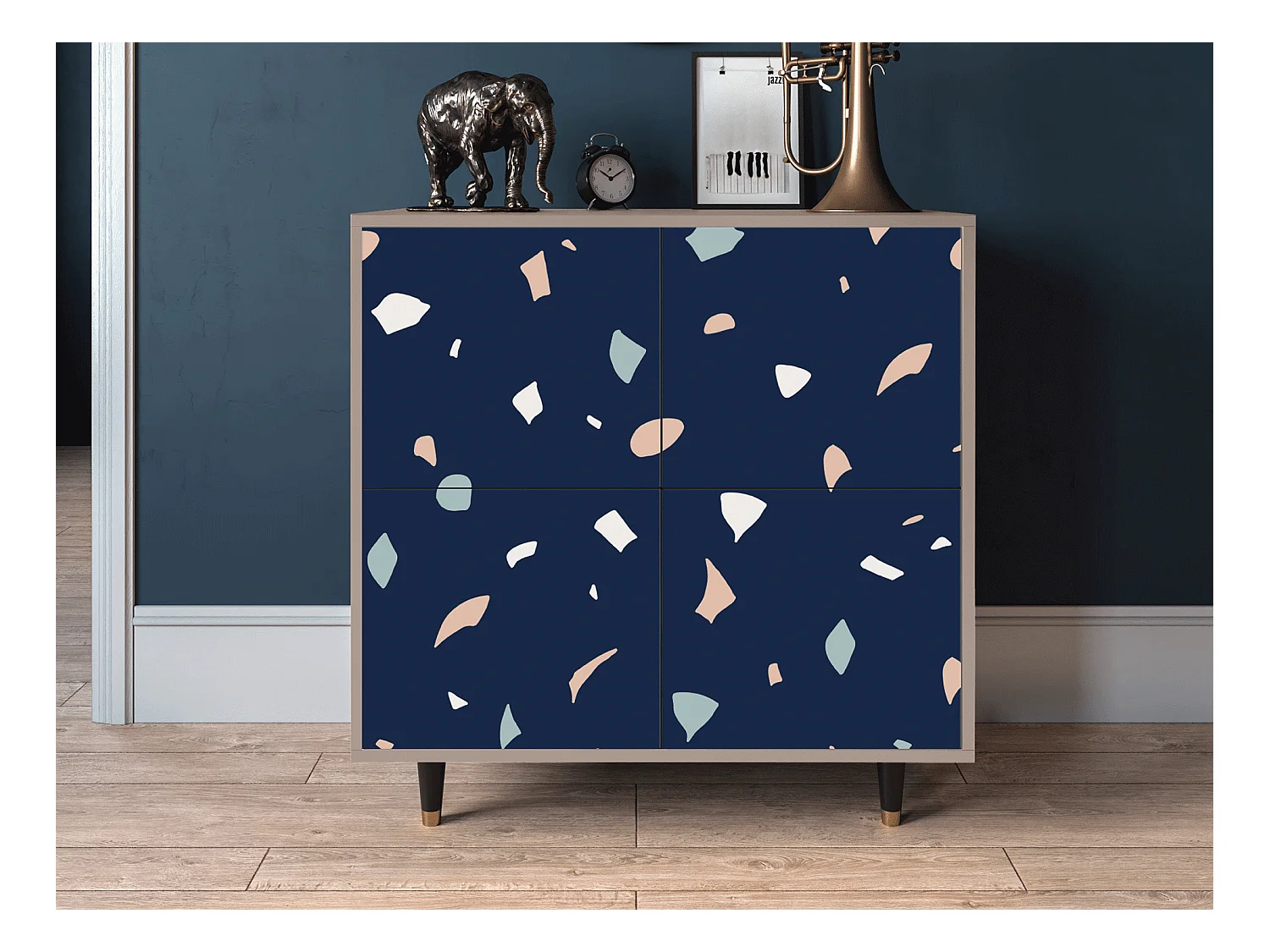 Dressoir - 94x96x48 cm - BS3 - Space Satellites, Latte