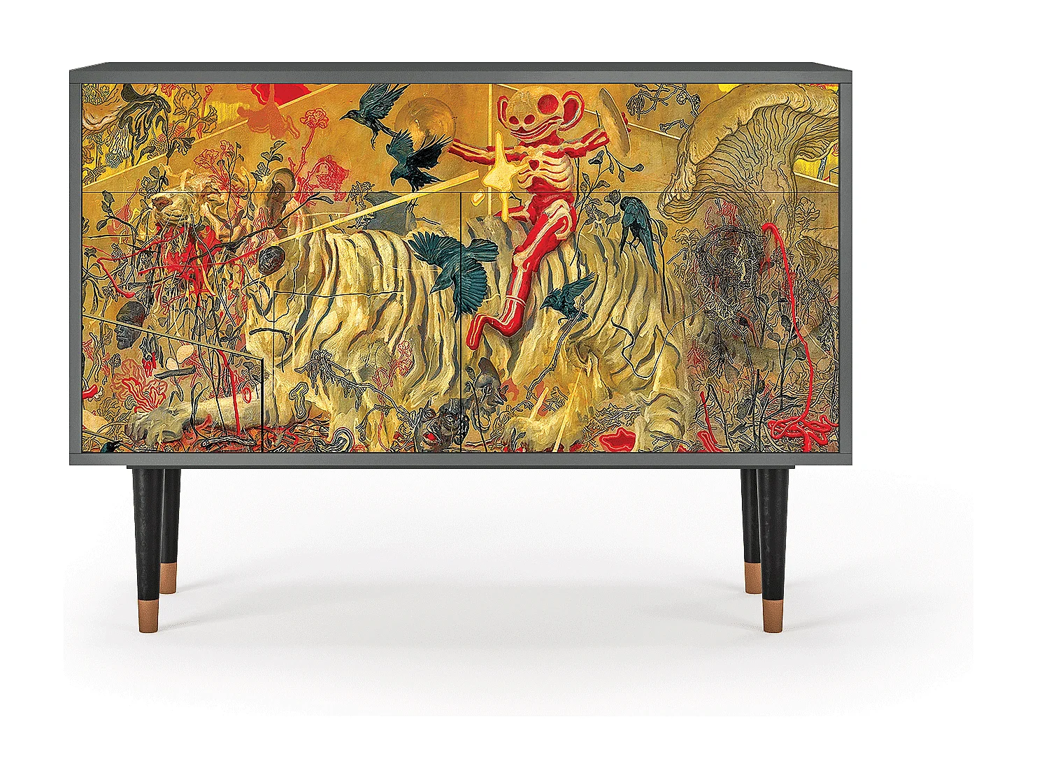 Sideboard - 115x85x48 cm - BS4 - Blood by James Jean, Anthrazit