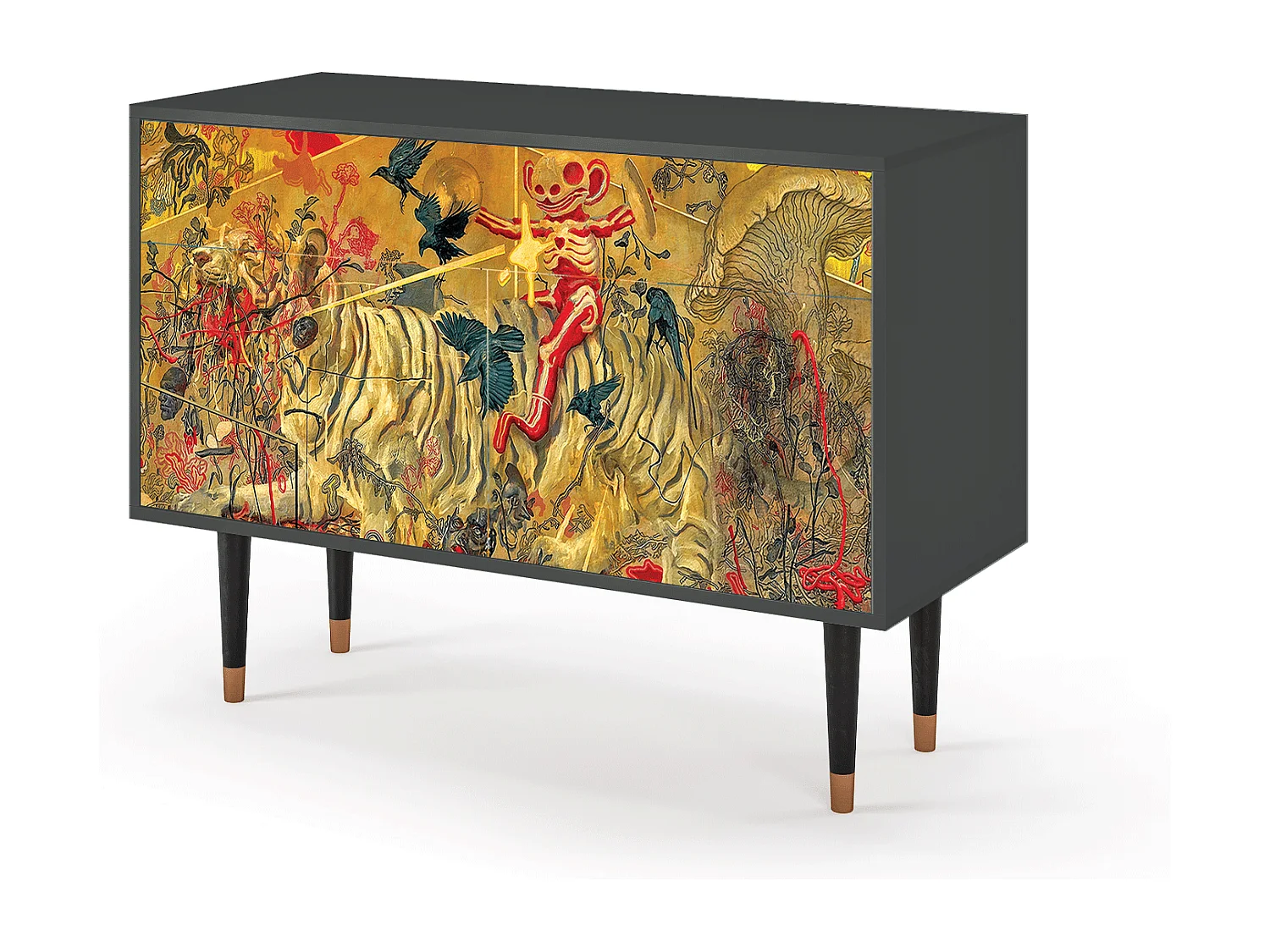 Sideboard - 115x85x48 cm - BS4 - Blood by James Jean, Anthrazit
