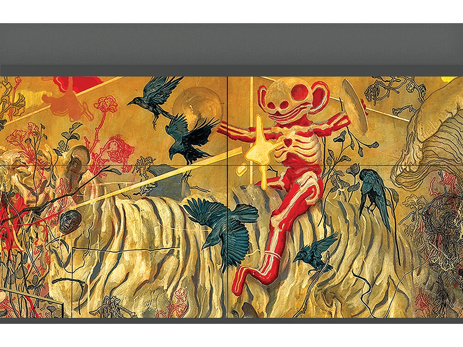 Sideboard - 115x85x48 cm - BS4 - Blood by James Jean, Anthrazit