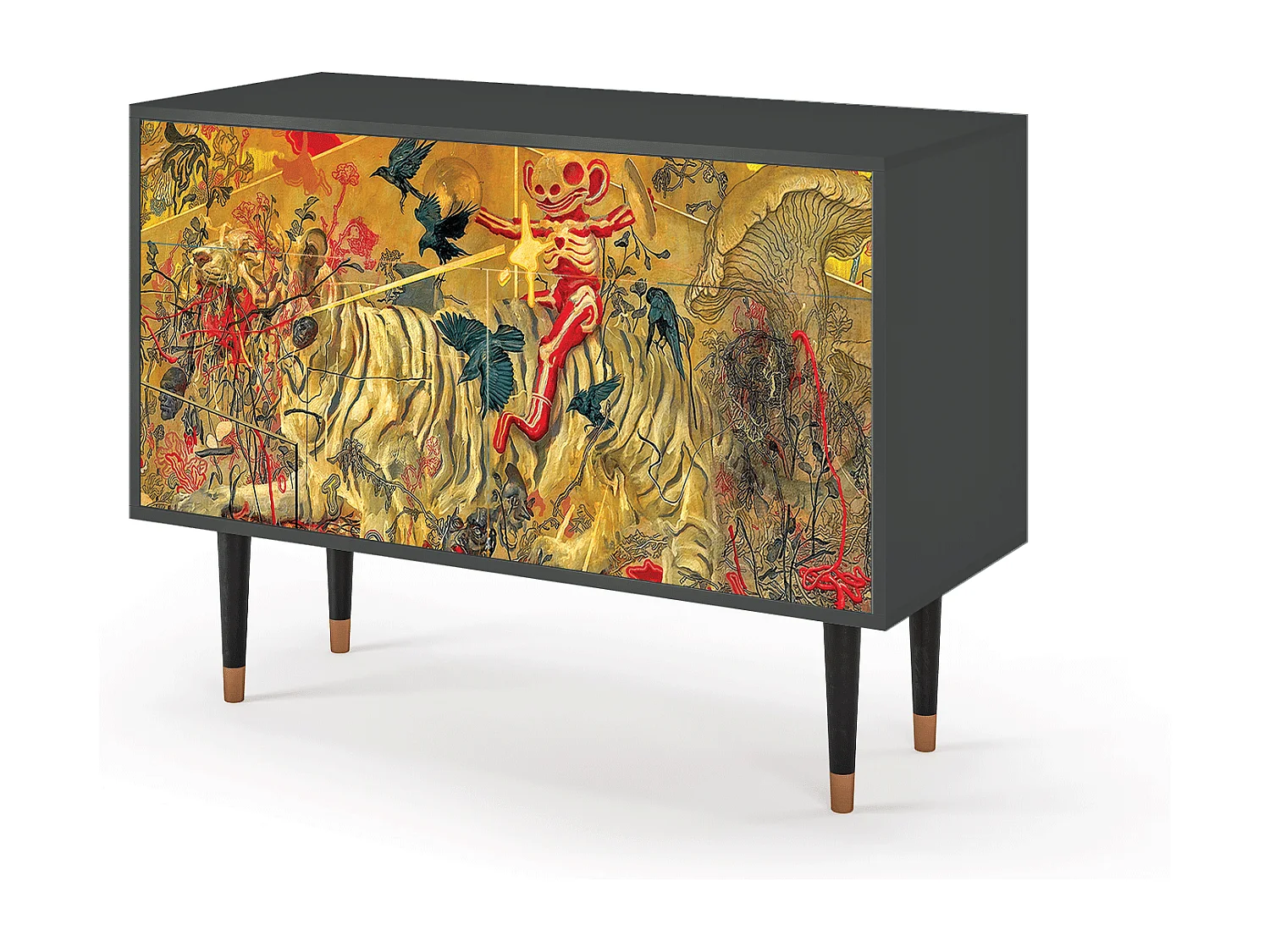 Buffet - 115x85x48 cm - BS4 - Blood by James Jean, Anthracite