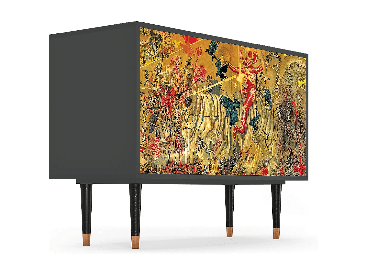 Buffet - 115x85x48 cm - BS4 - Blood by James Jean, Anthracite