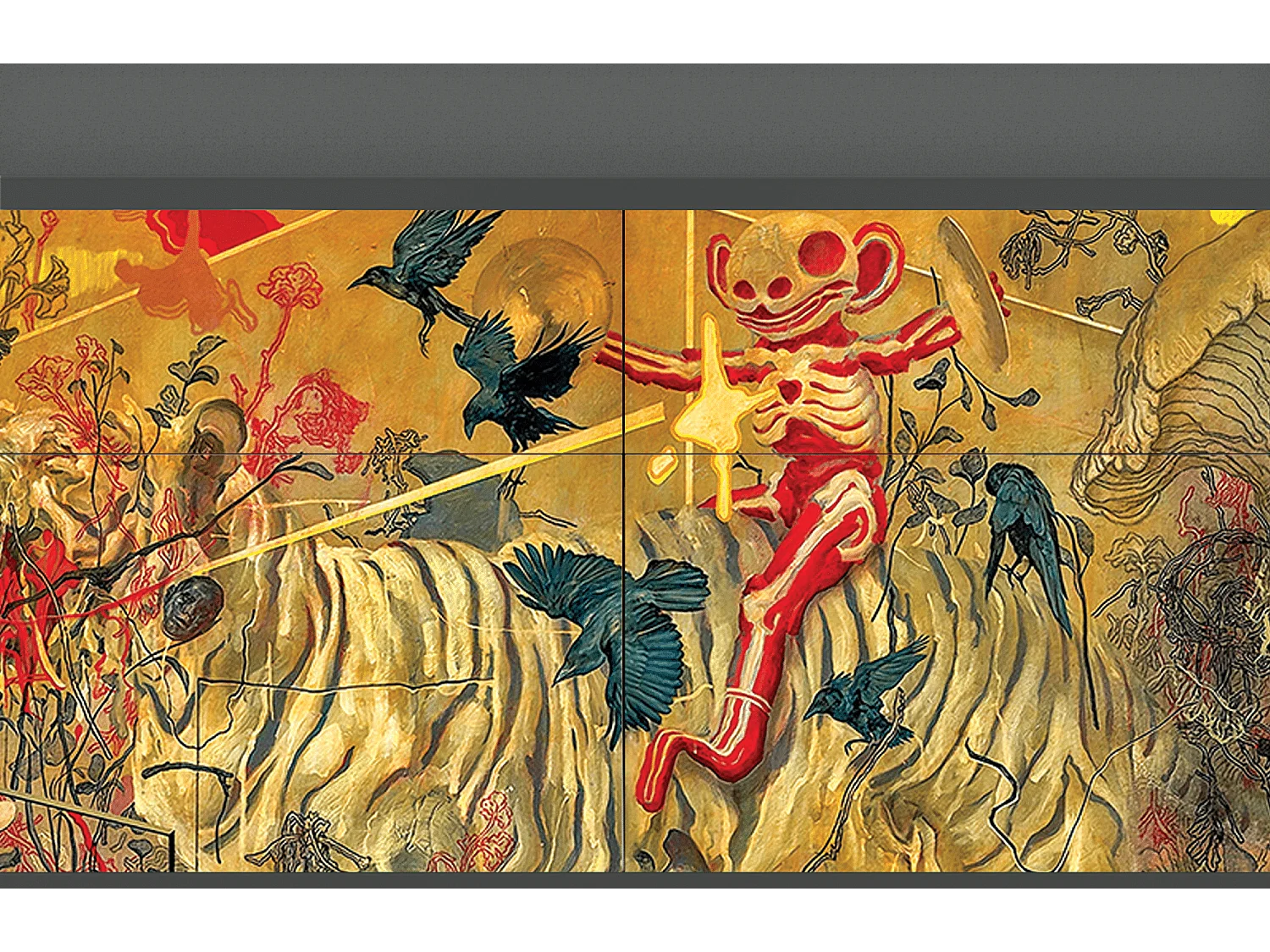 Buffet - 115x85x48 cm - BS4 - Blood by James Jean, Anthracite