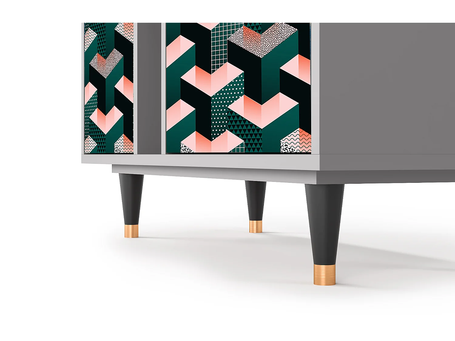 Buffet - 94х96х41 cm - BS5 - Geometric Madness, Gris