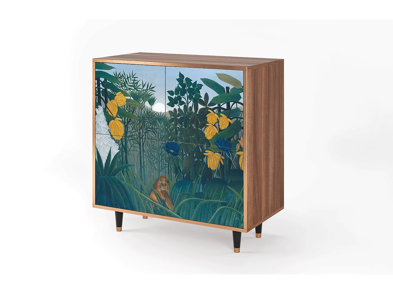 Buffet - 94x96x48 cm - BS3 - The Repast of the Lion, Noyer