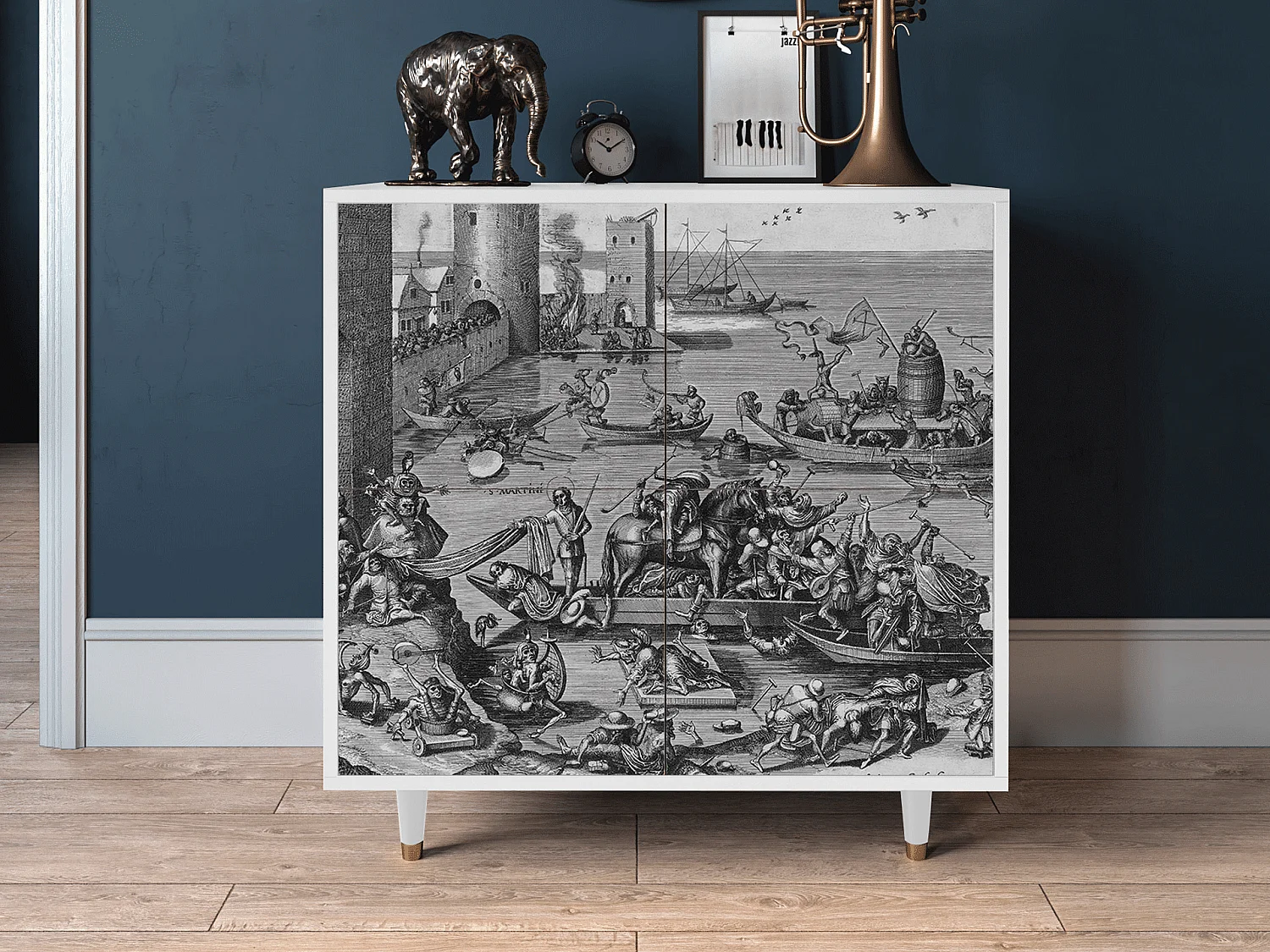 Aparador - 94x96x48 cm - BS3 - Saint Martin, Branco