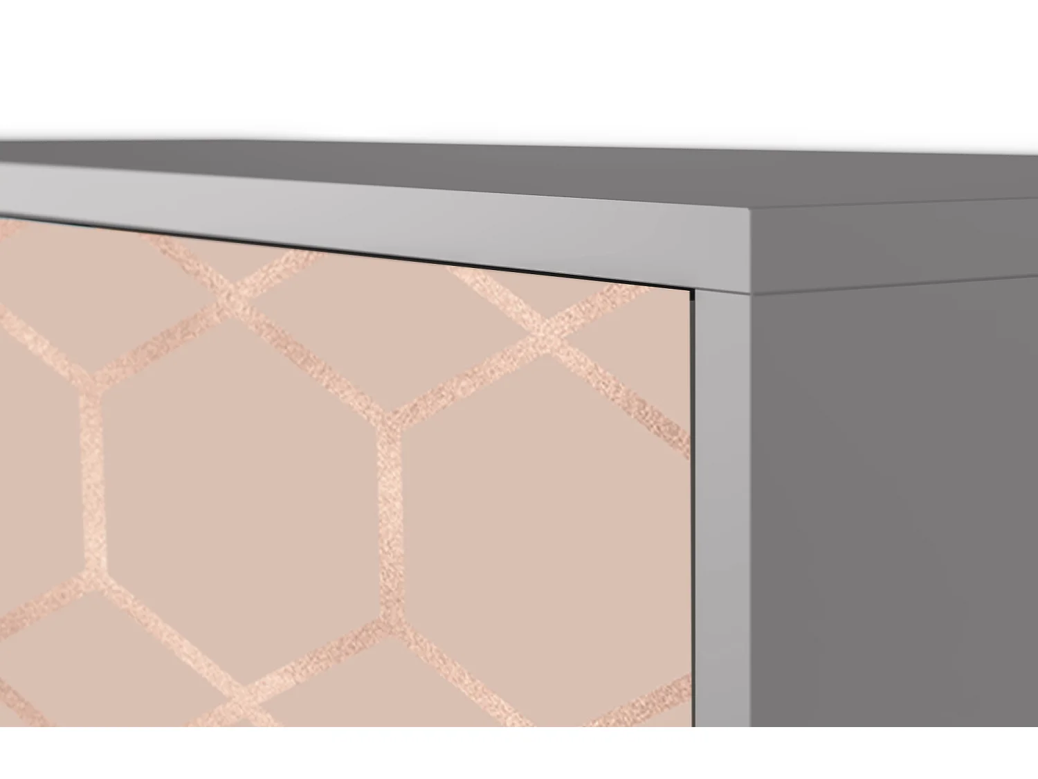 Dressoir - 115х84х41 cm - S3 - Rose Honeycomb, Grijs