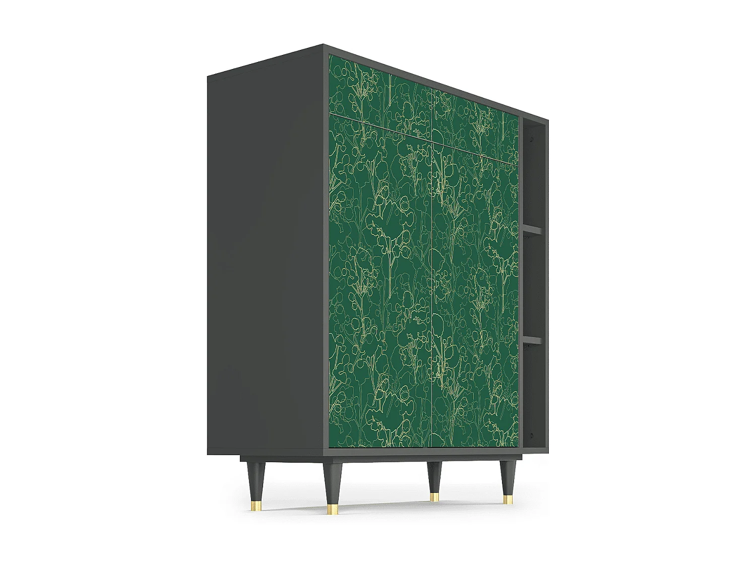 Buffet - 96х110х41 cm - BS6 - Emerald Forest, Anthracite
