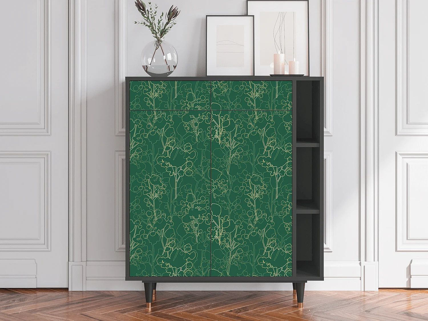 Credenza - 96х110х41 cm - BS6 - Emerald Forest, Antracite