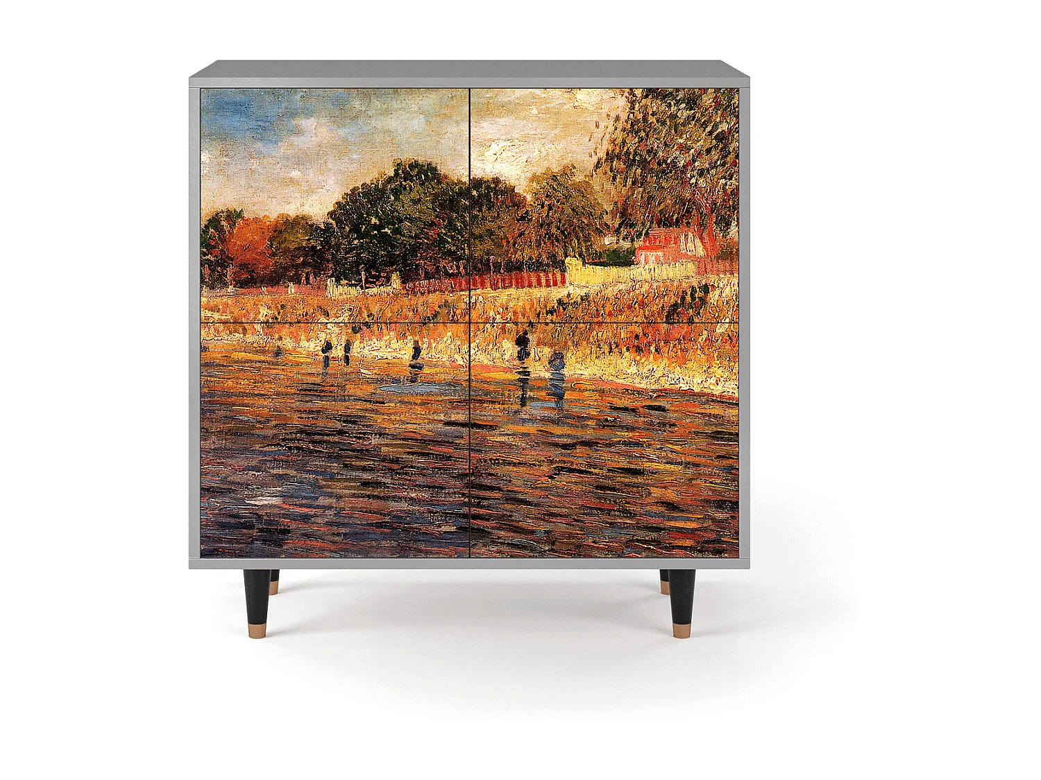 Buffet - 94x96x48 cm - BS3 - The Banks, Gris