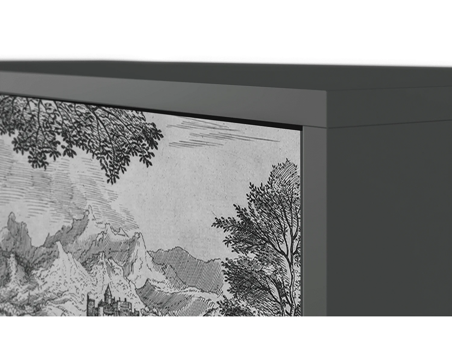 Aparador - 115х84х41 cm - S3 - Milites Requiescentes, Antracite