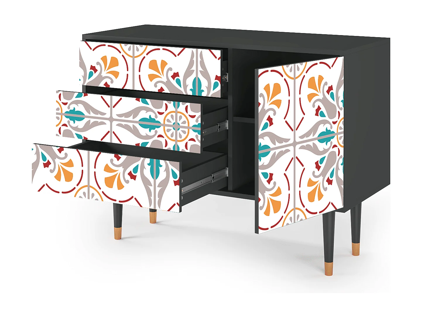 Buffet - 115х84х41 cm - S3 - Spring Ceramics, Anthracite