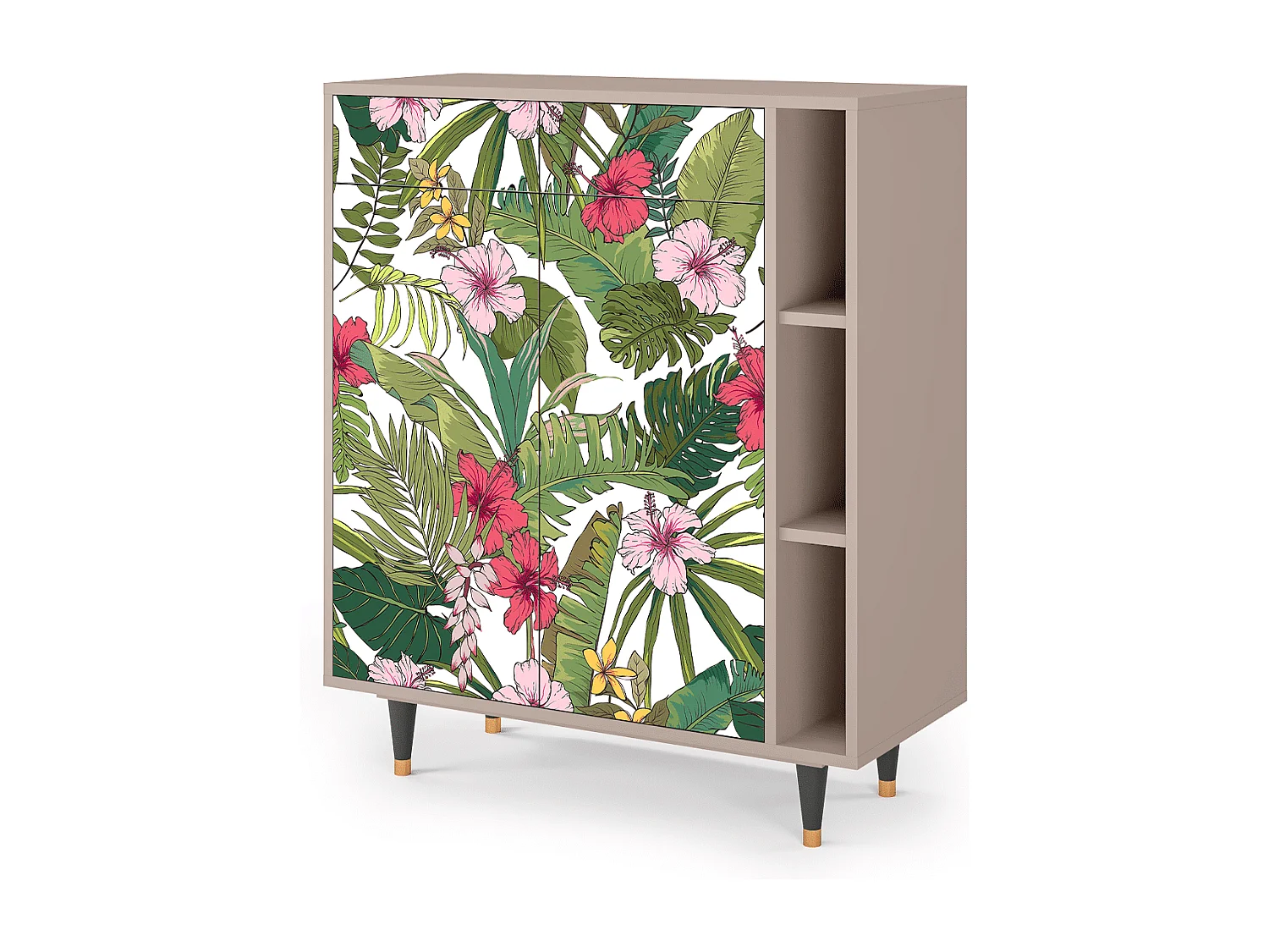 Buffet - 96х110х41 cm - BS6 - Verdant Tropics, Latte