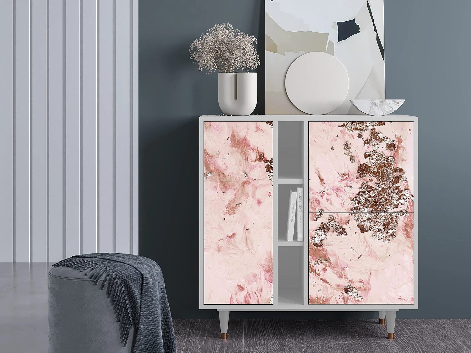 Buffet - 94х96х41 cm - BS5 - Cotton Candy, Blanc