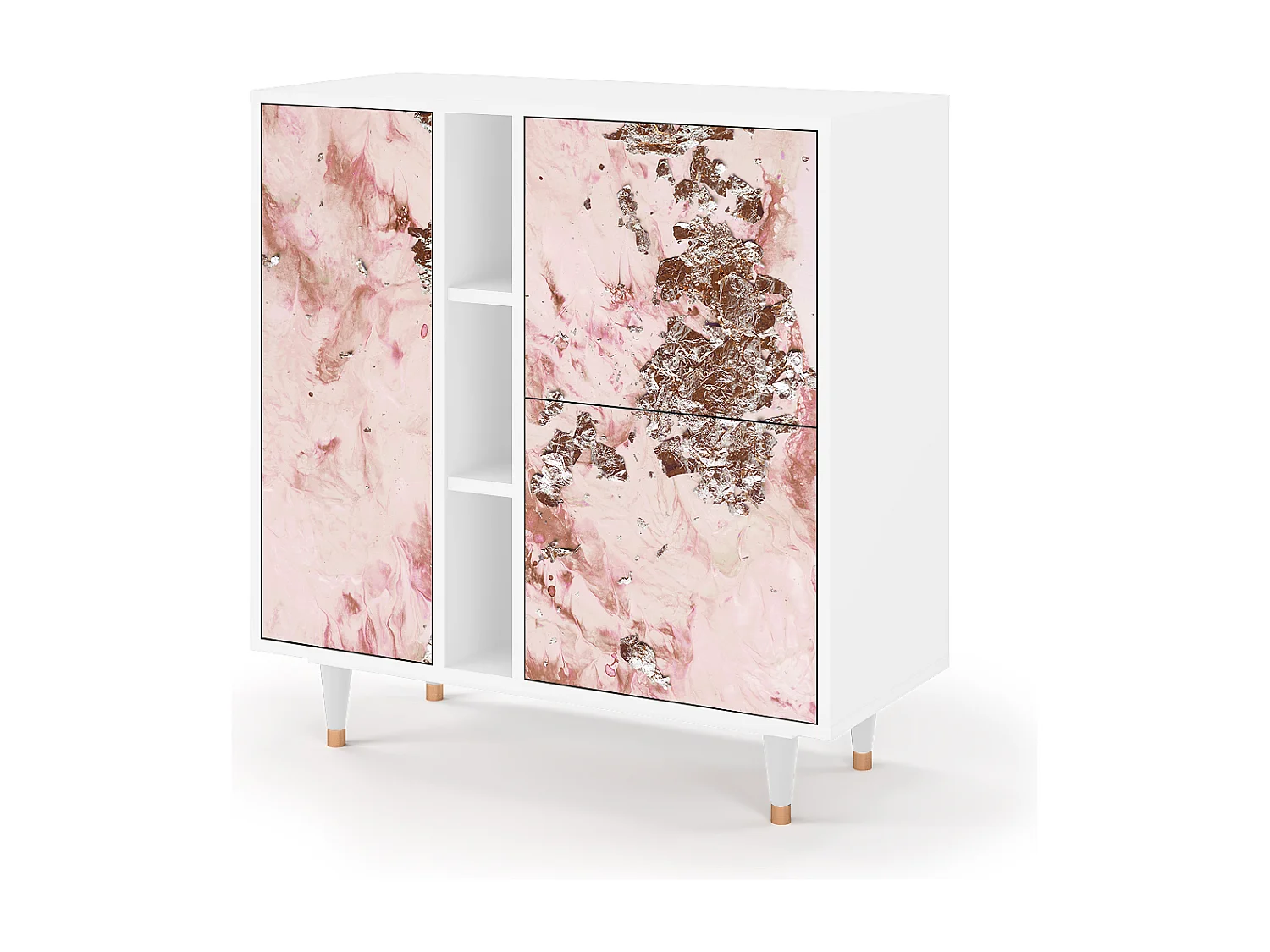 Buffet - 94х96х41 cm - BS5 - Cotton Candy, Blanc