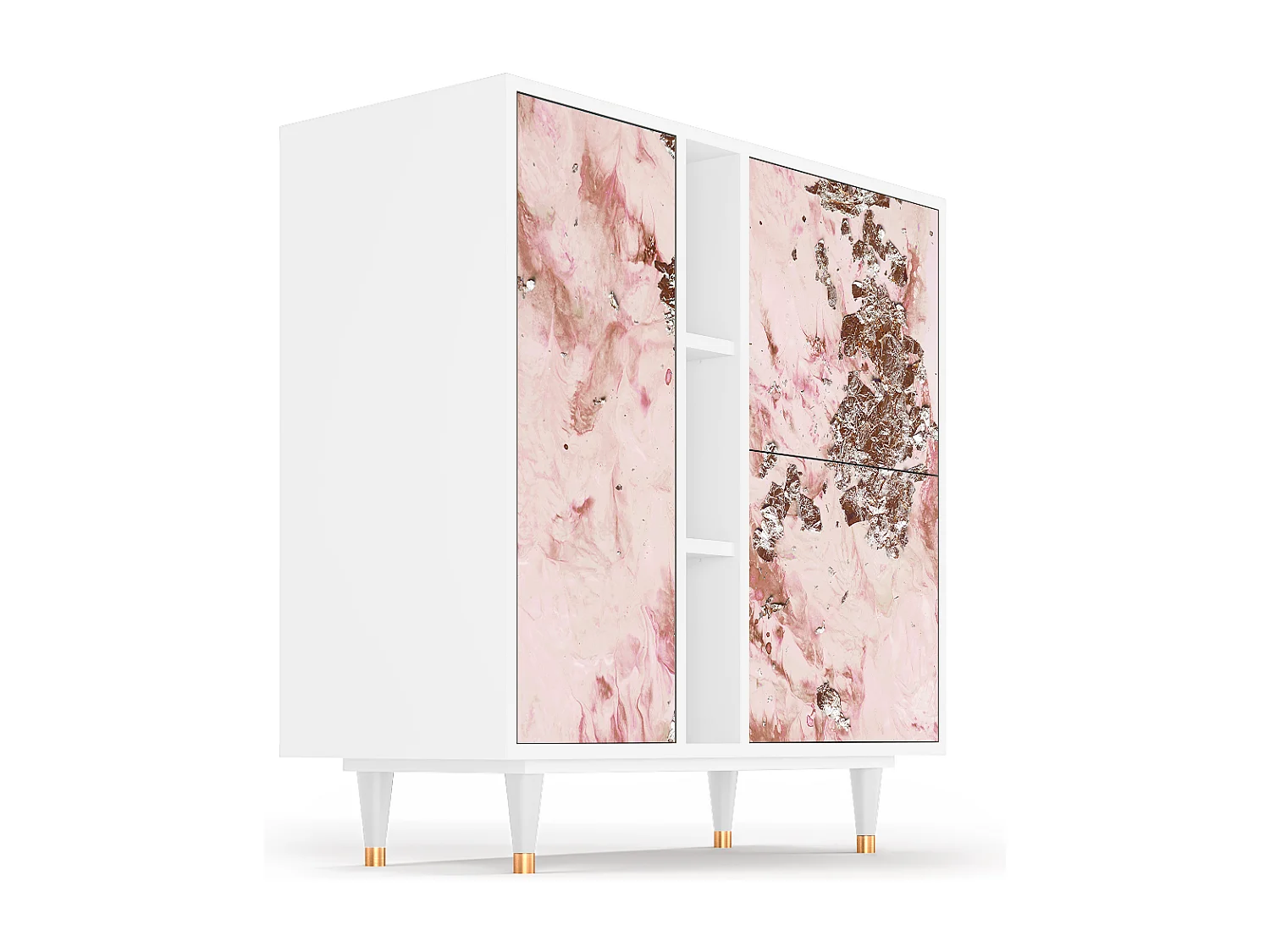 Buffet - 94х96х41 cm - BS5 - Cotton Candy, Blanc