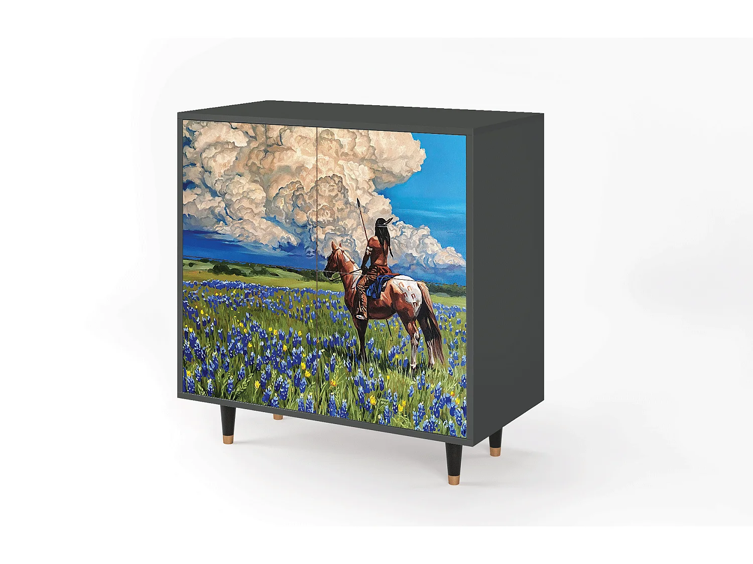 Credenza - 94x96x48 cm - BS3 - Thunderheads by Dean, Antracite