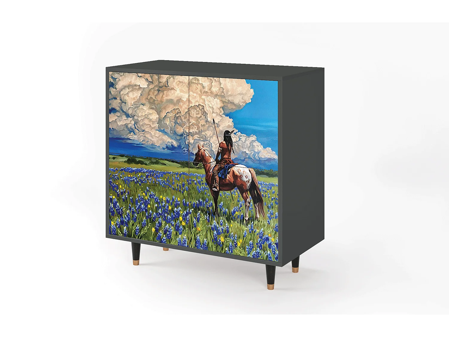 Credenza - 94x96x48 cm - BS3 - Thunderheads by Dean, Antracite