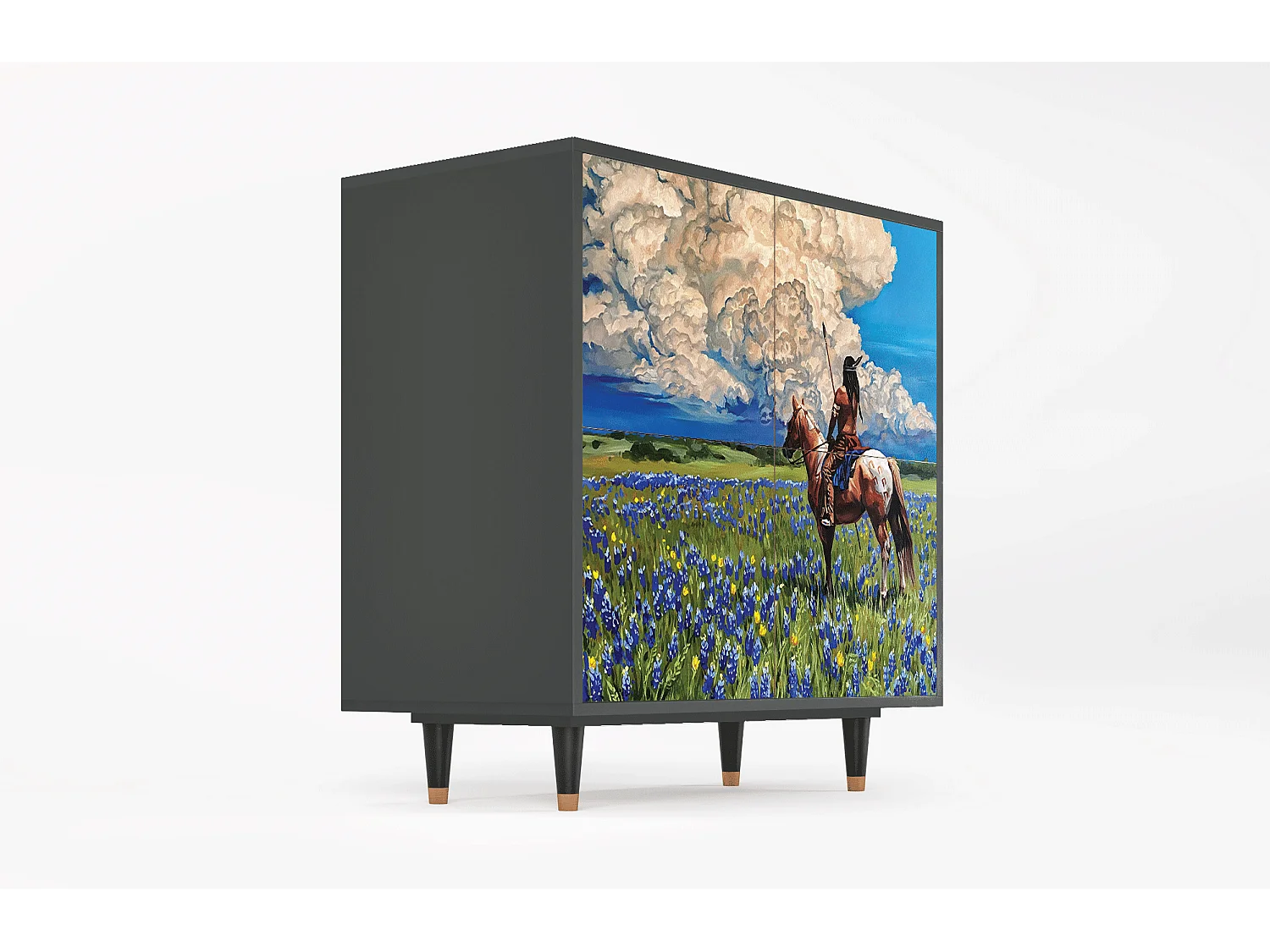 Credenza - 94x96x48 cm - BS3 - Thunderheads by Dean, Antracite