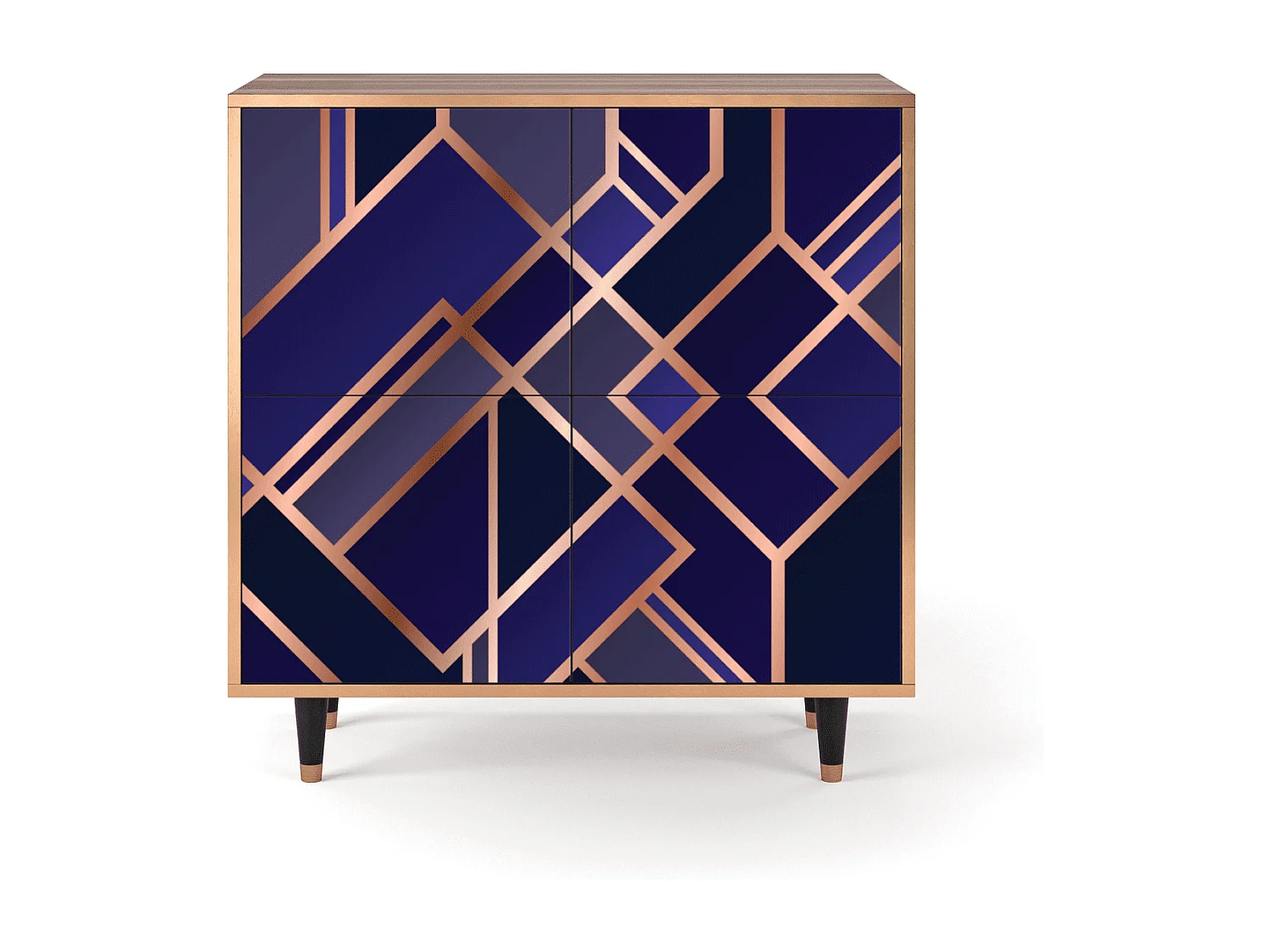 Credenza - 94x96x48 cm - BS3 - Aquamarine Getsby, Noce