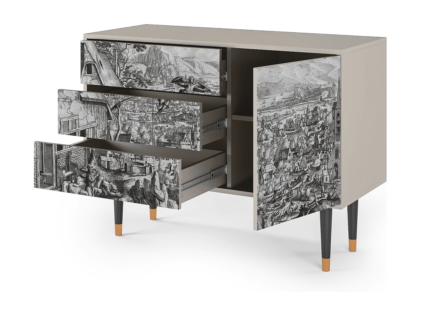 Buffet - 115х84х41 cm - S3 - Departure, Sable