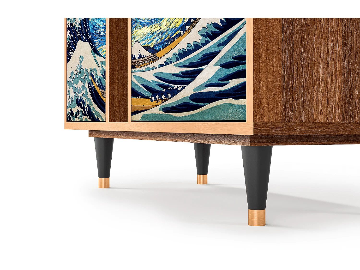 Sideboard - 94х96х41 cm - BS5 - Great Wave, Walnuss