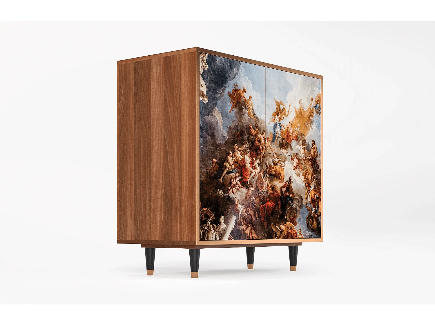 Kredens - 94x96x48 cm - BS3 - Versailles, Orzech